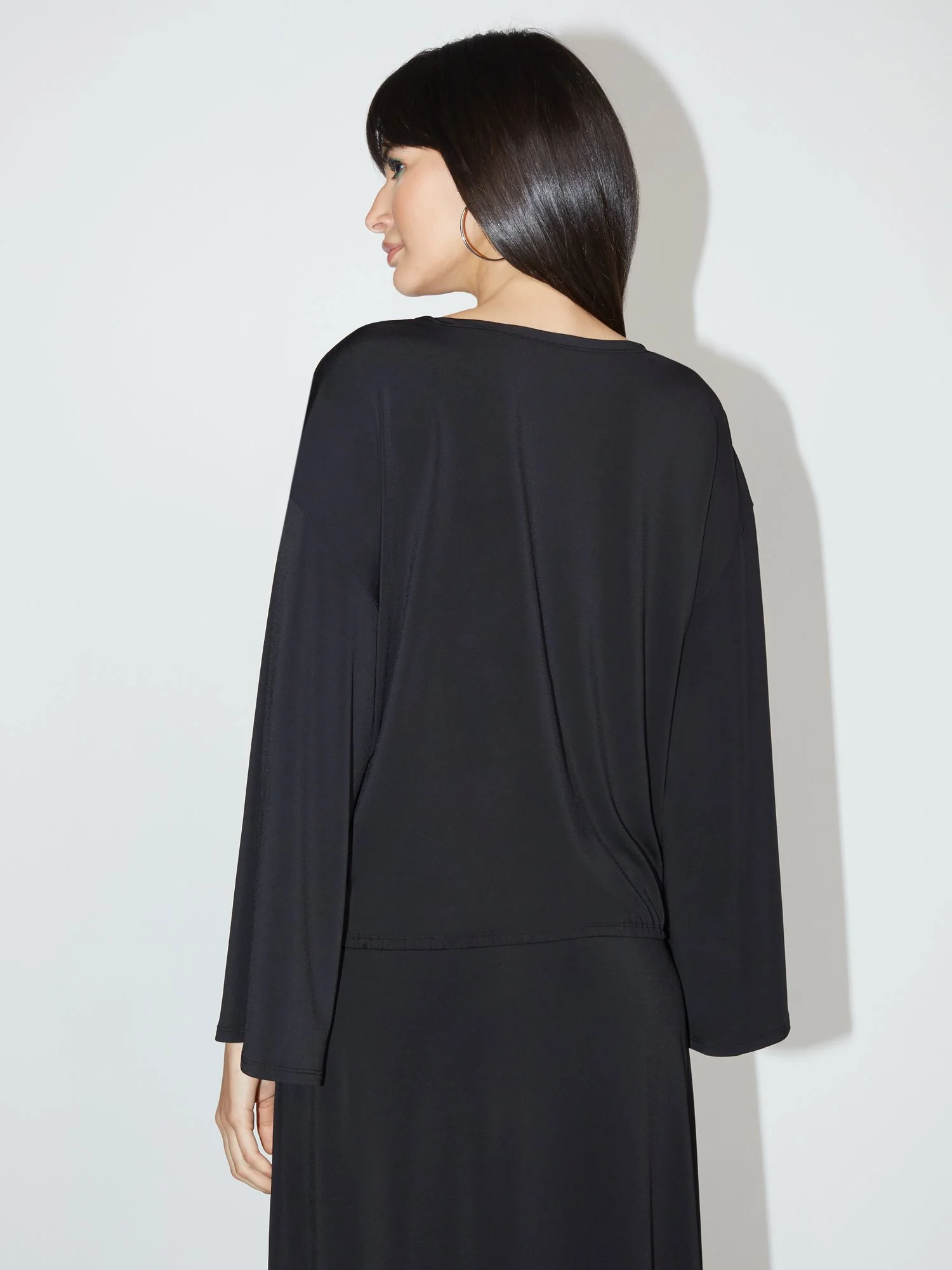 V-Neck Bell-Sleeve Top - NY&C Style System - Image 3