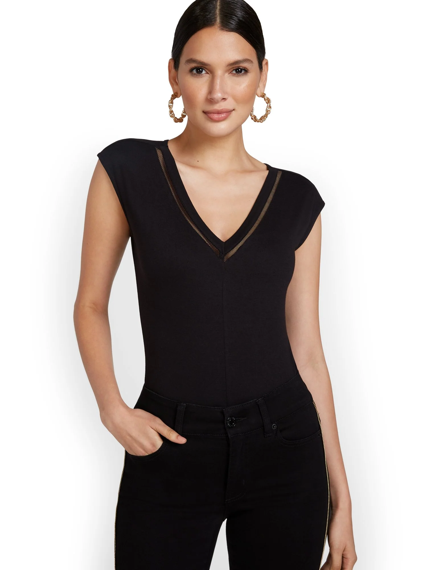 V-Neck Bodysuit