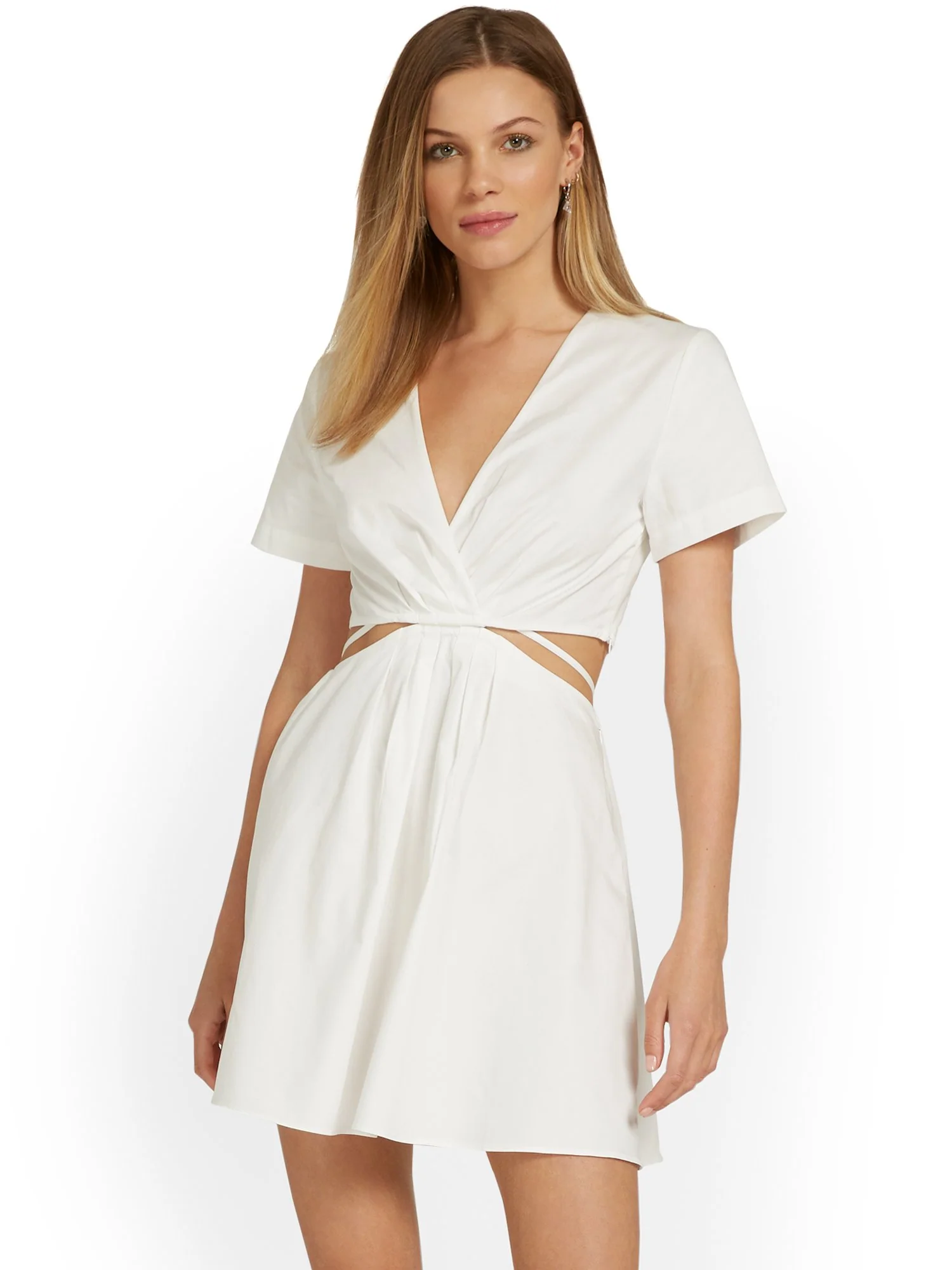 Emory Park V-Neck Cut-Out Mini Dress - Brands We Love - Image 2