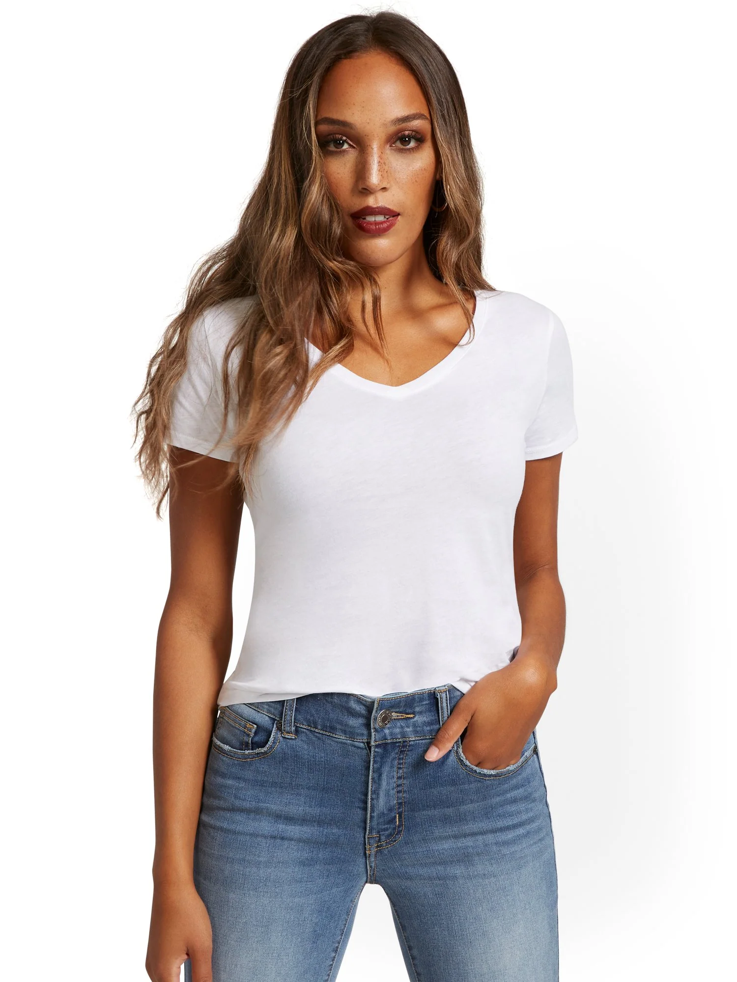 V-Neck Perfect Tee - Image 5
