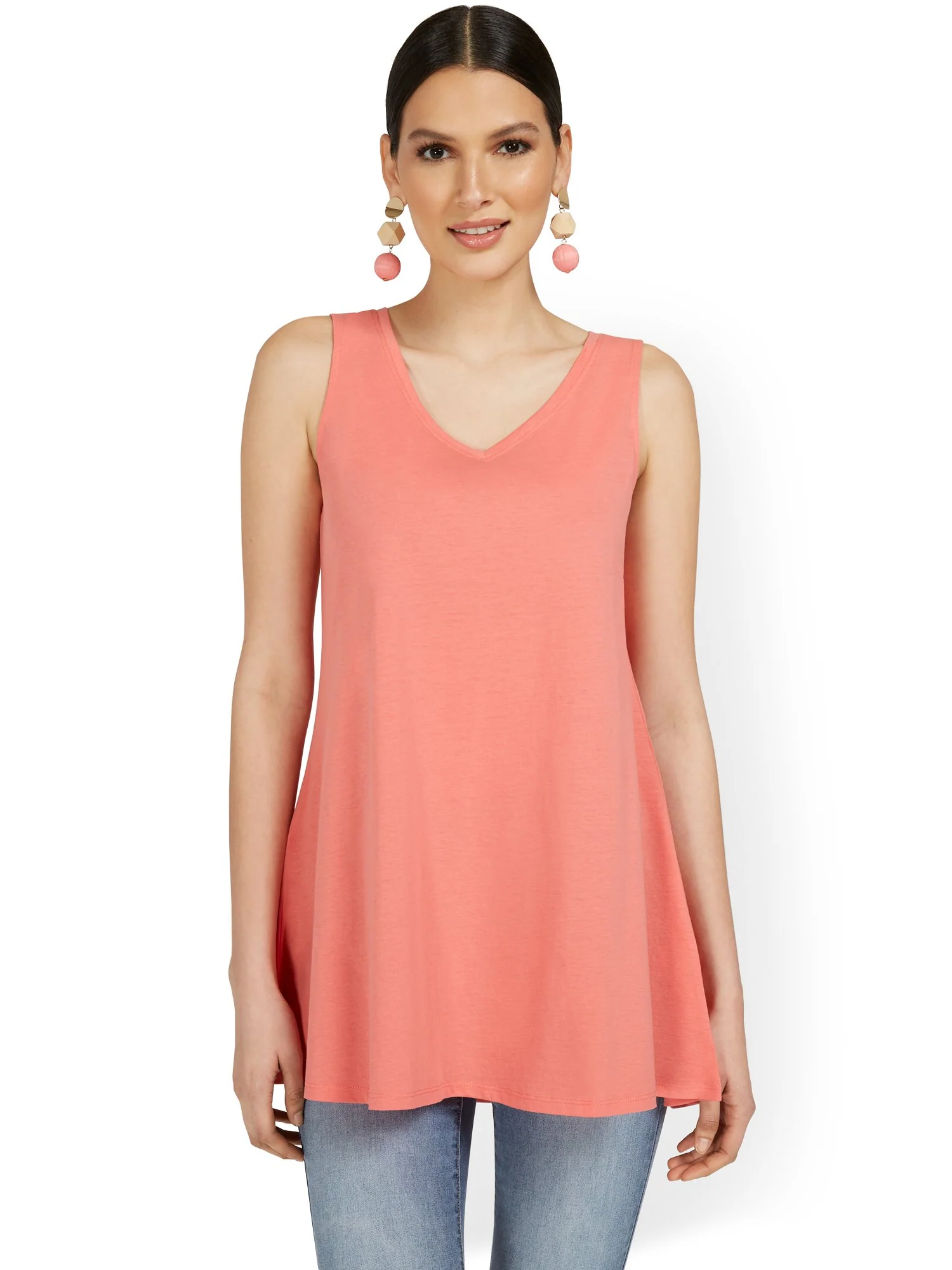 V-Neck Perfect Tunic Tank - Image 18