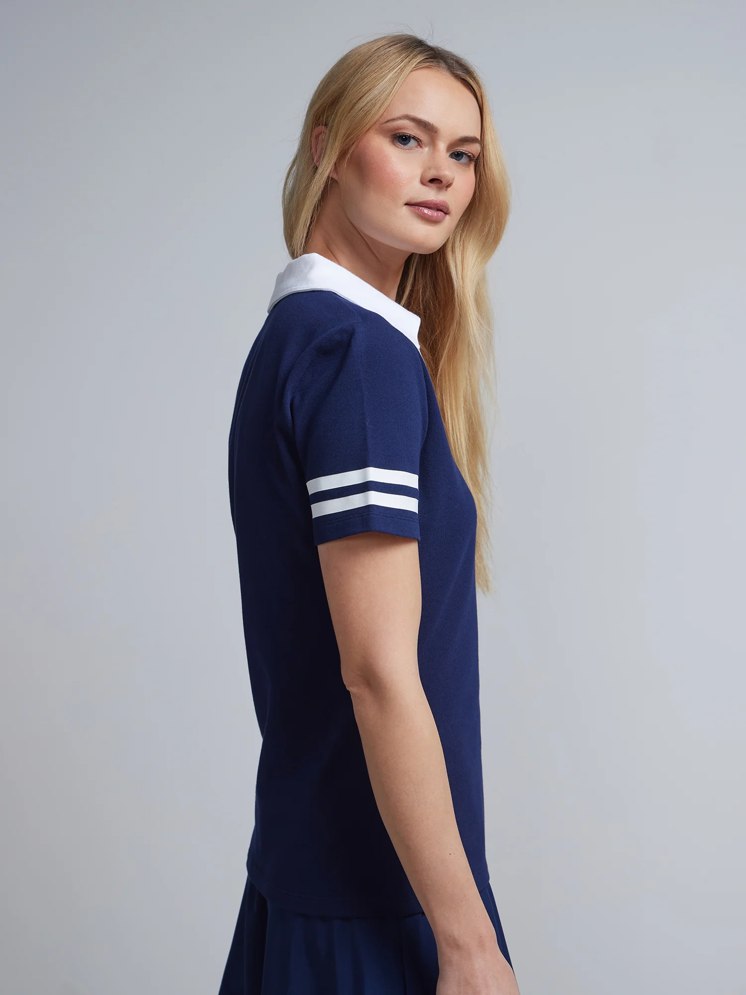 V-Neck Polo Shirt - Image 6