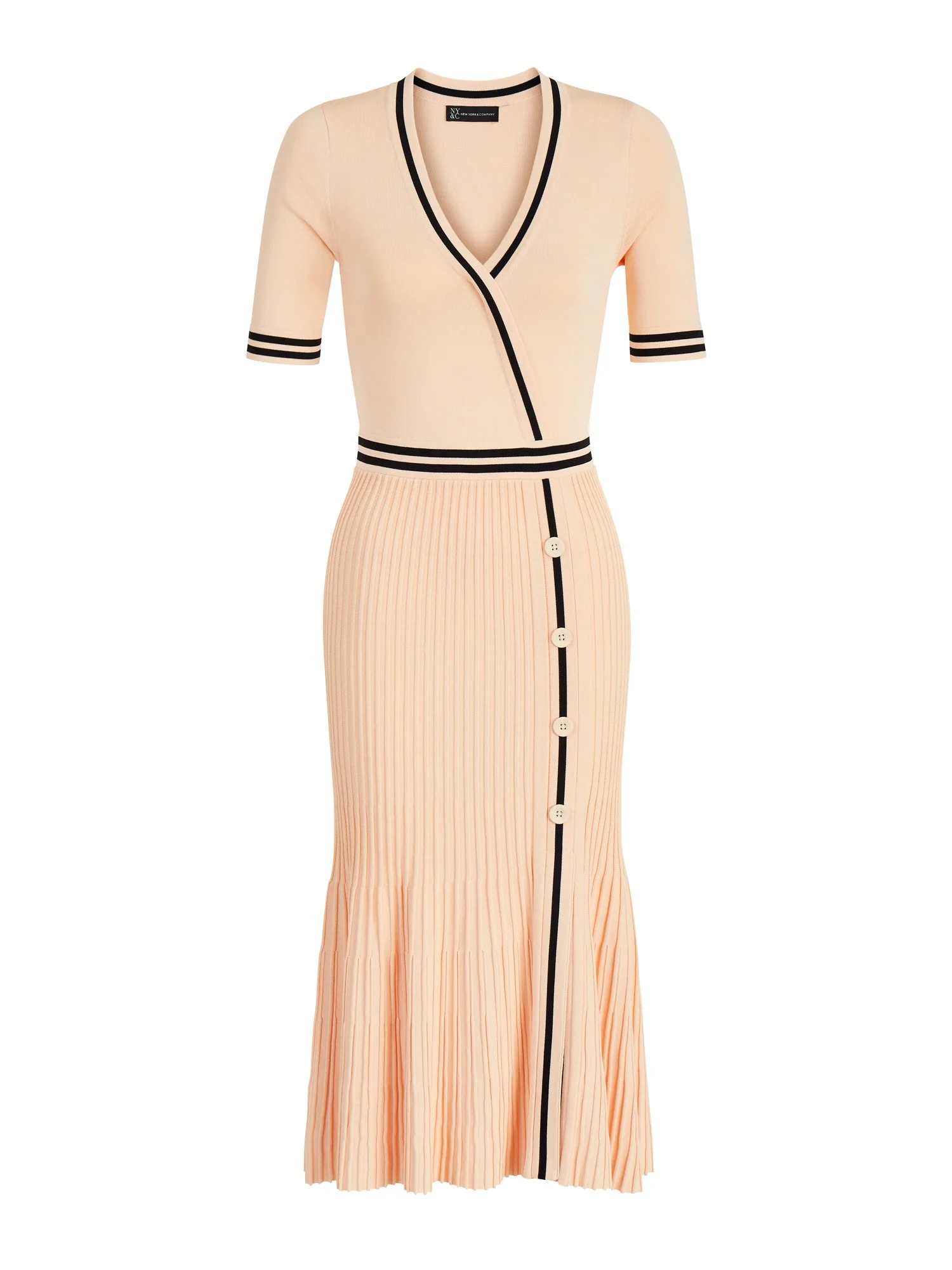 V-Neck Sweater Dress - The NY&C Legacy Collection - Image 5