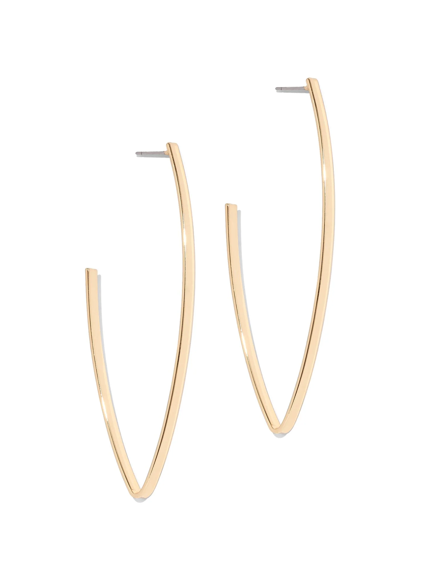 V-Shaped Hoop Earring