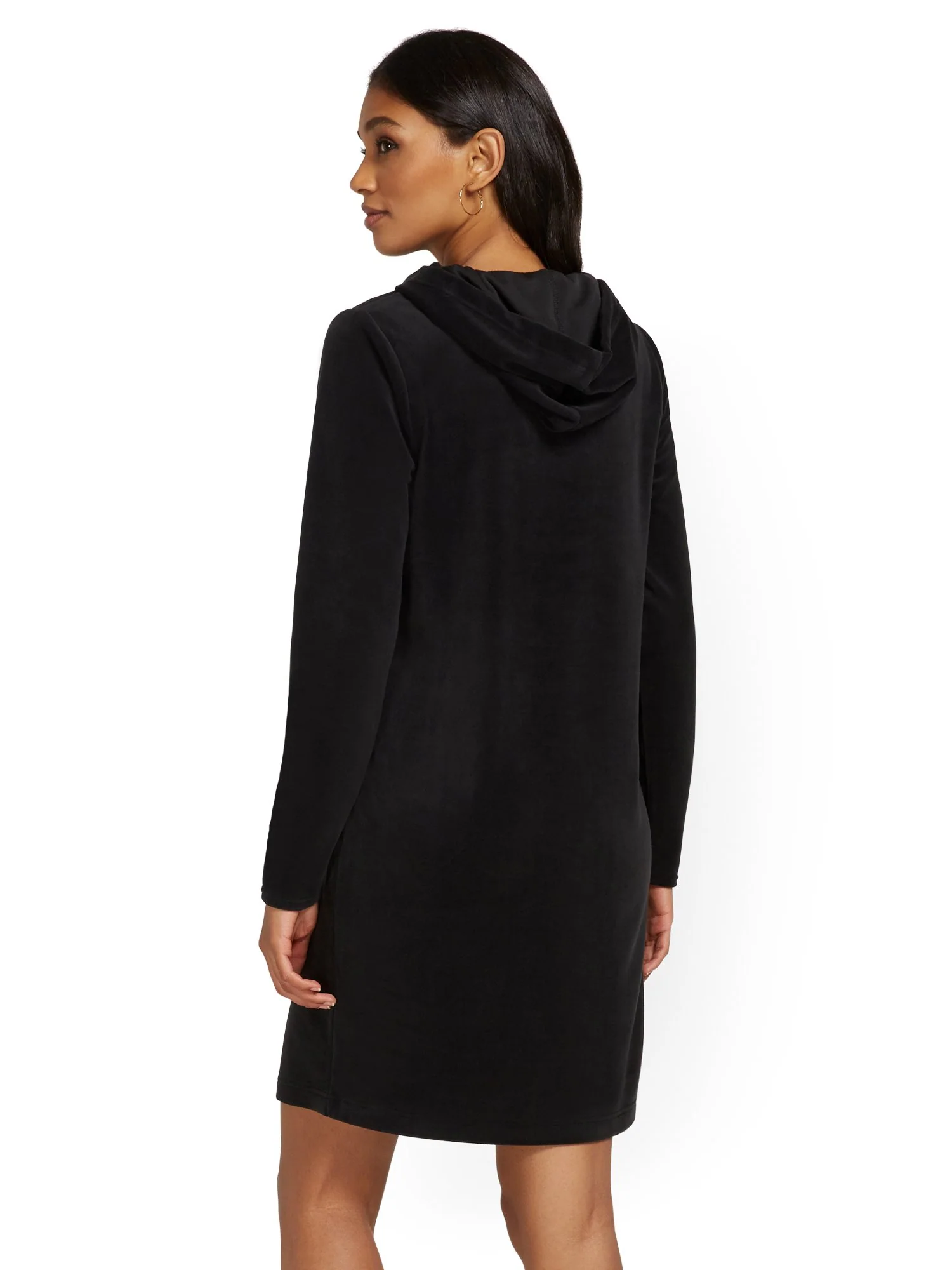 Velour Hoodie Dress - Dreamy Velour Collection - Image 3