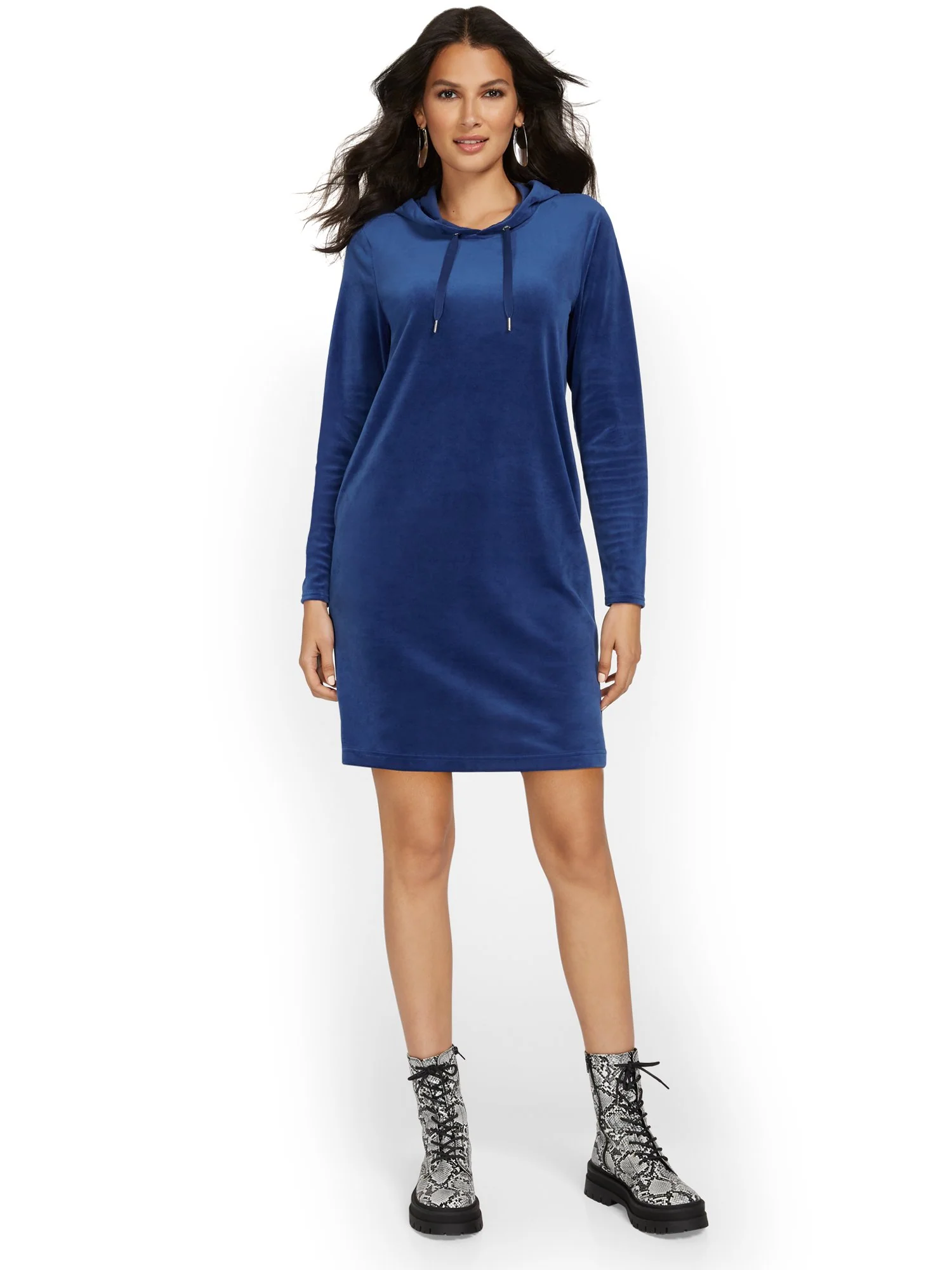 Velour Hoodie Dress - Dreamy Velour Collection - Image 5