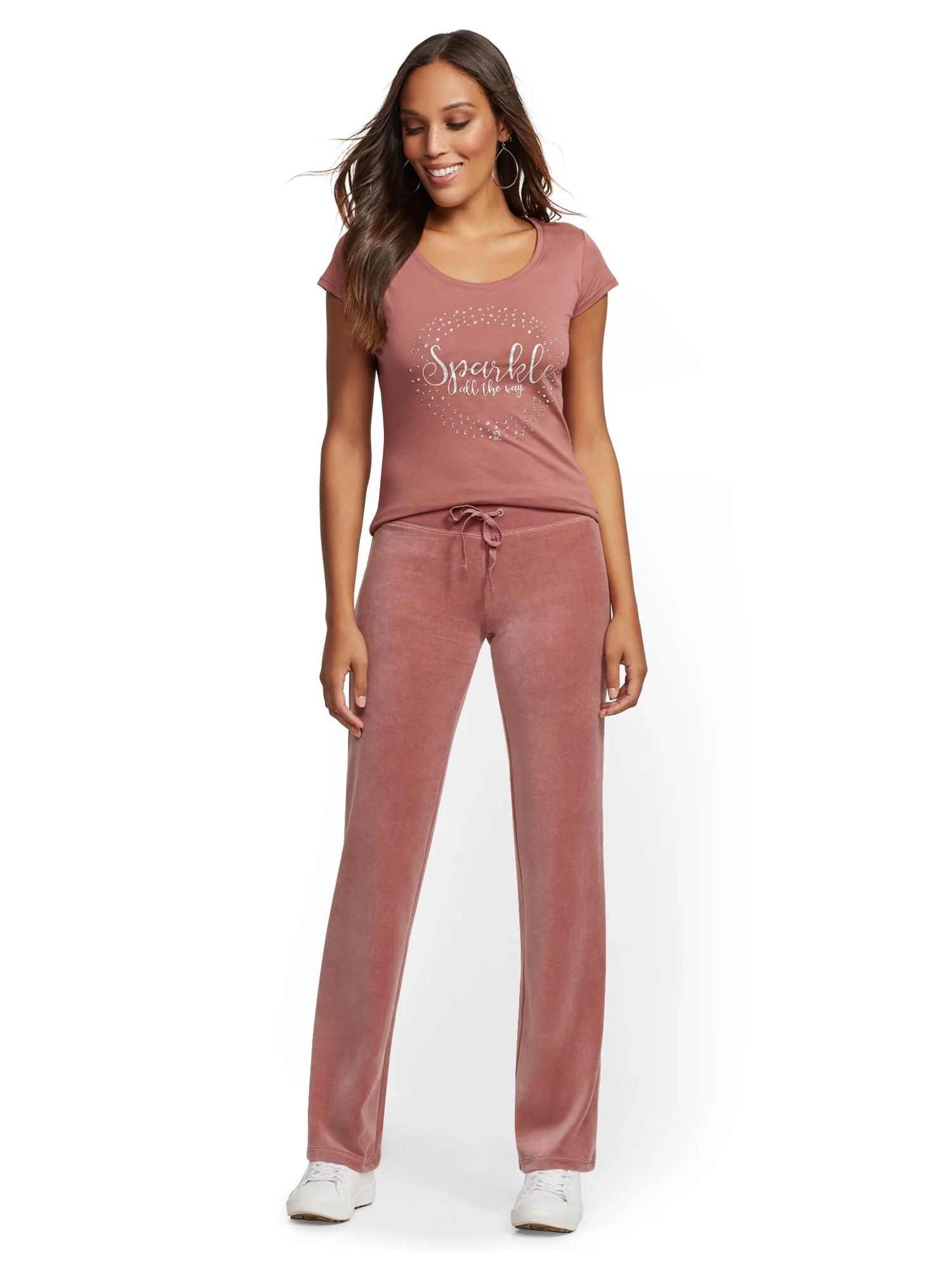 Velour Straight-Leg Pant - Image 3
