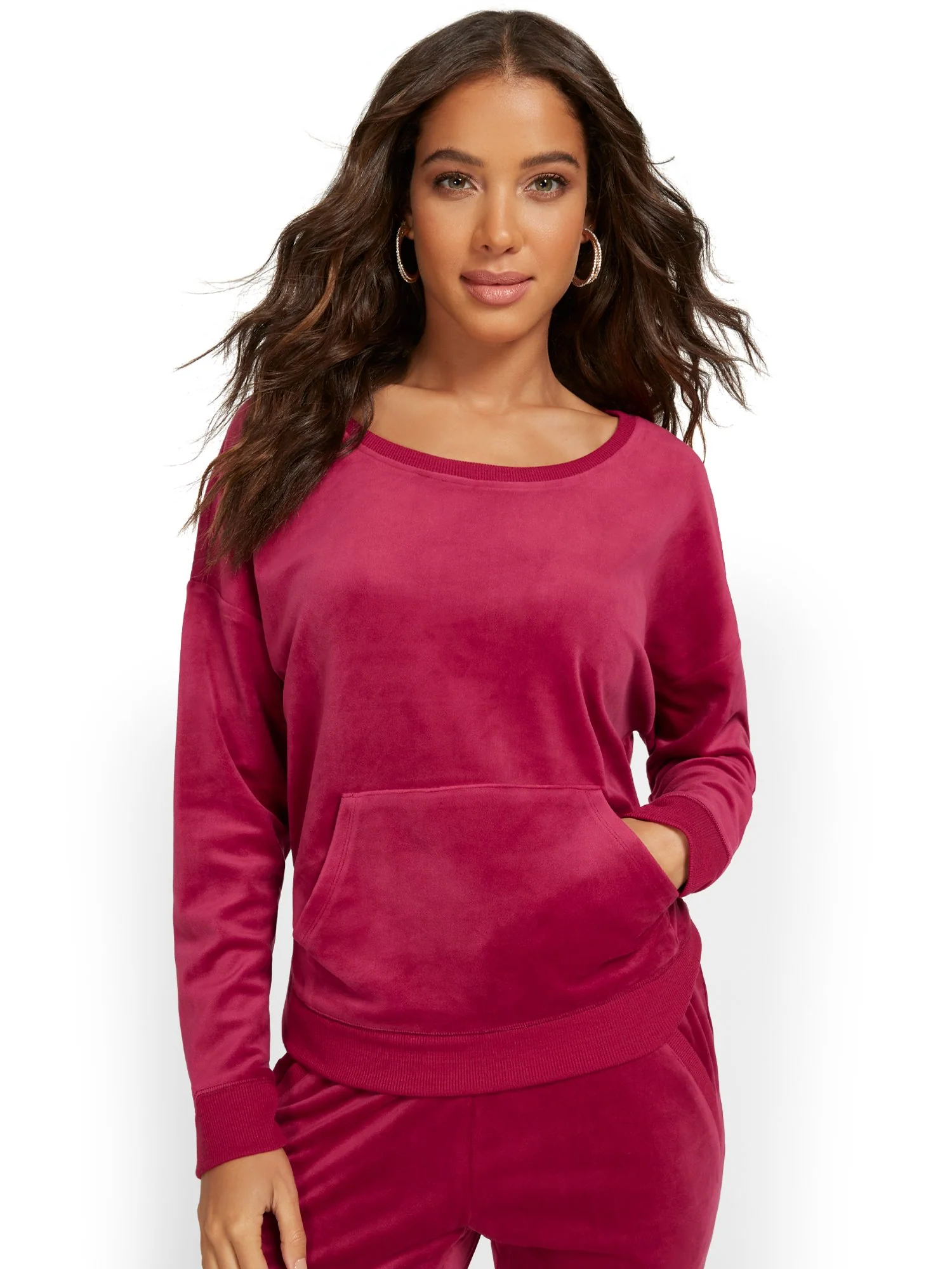 Velour Sweatshirt - Dreamy Velour Collection - Image 12