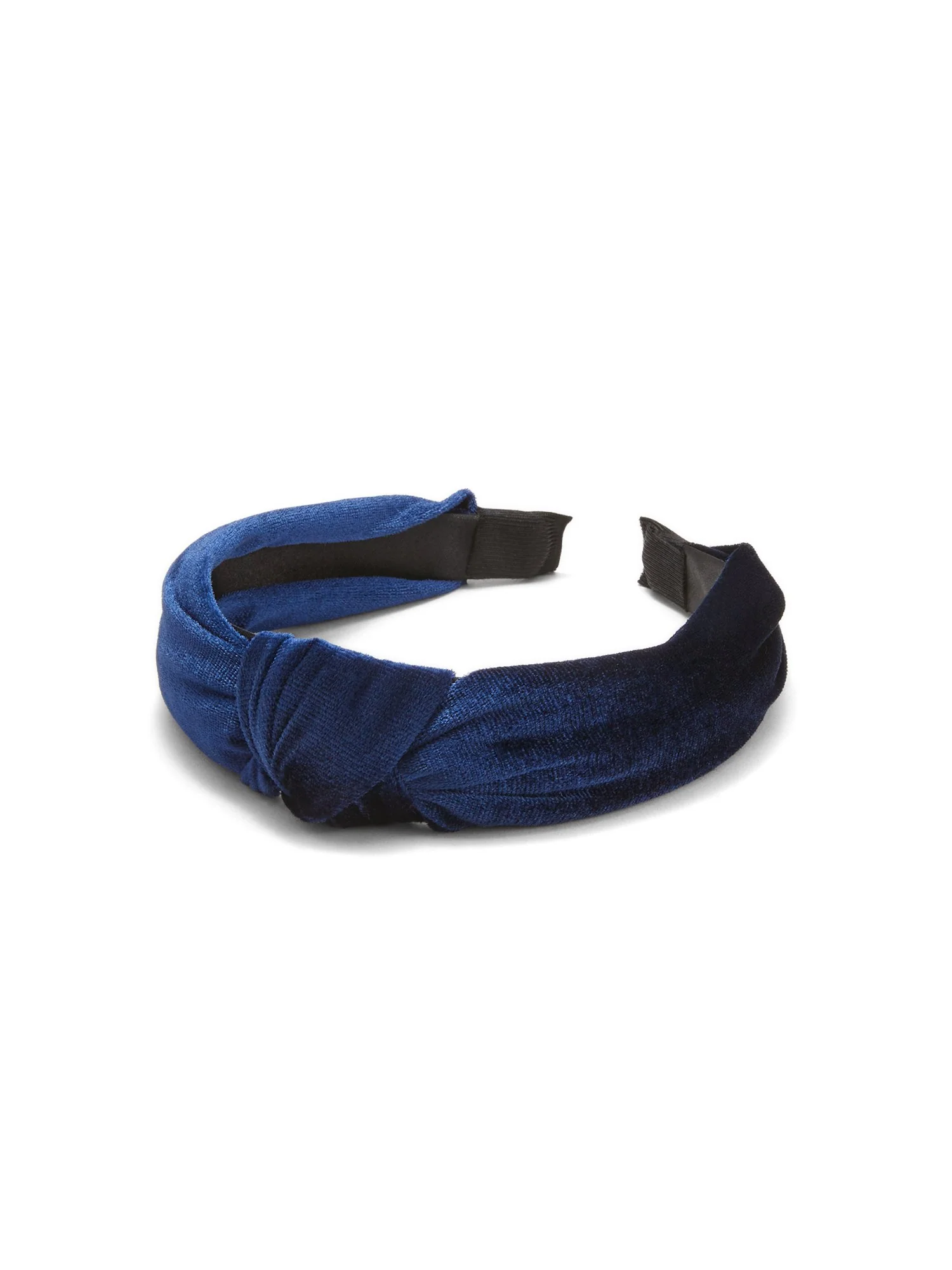 Velvet Knot-Detail Headband - Image 6