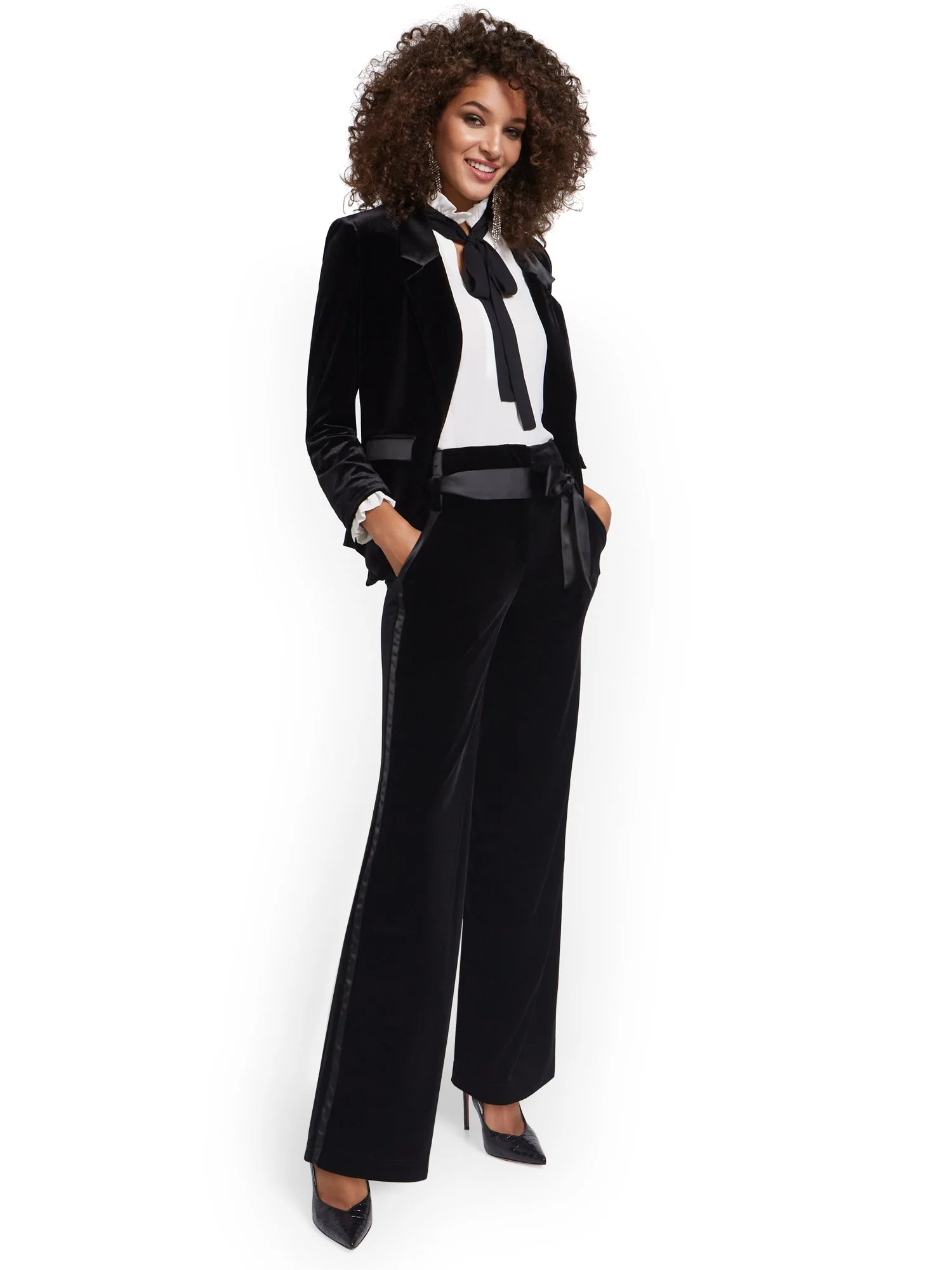 Velvet Tuxedo Pant - 7th Avenue