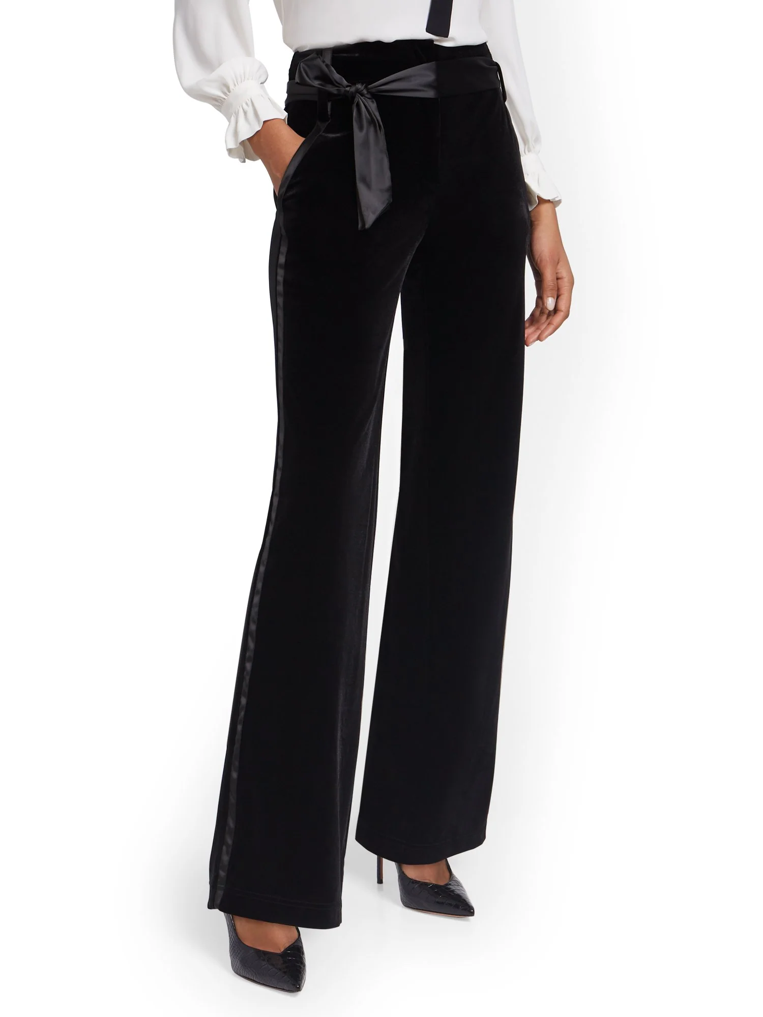 Velvet Tuxedo Pant - 7th Avenue - Image 3