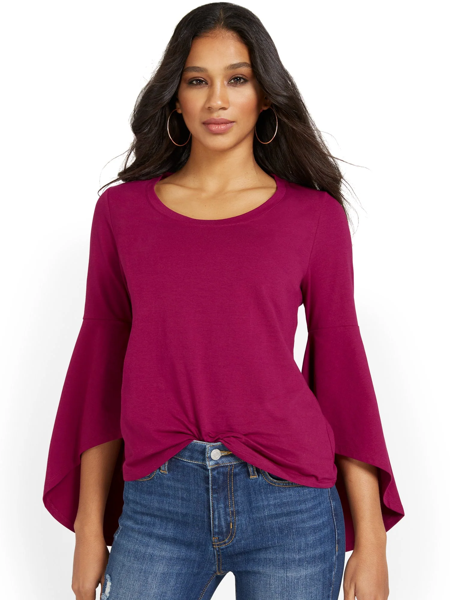 Volume-Sleeve City Tee - Image 9