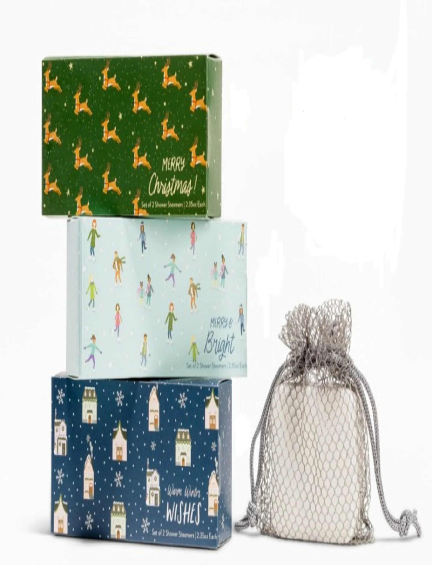 Cait and Co Warm Winter Wishes Shower Steamer Gift Set - Brands We Love - Image 3