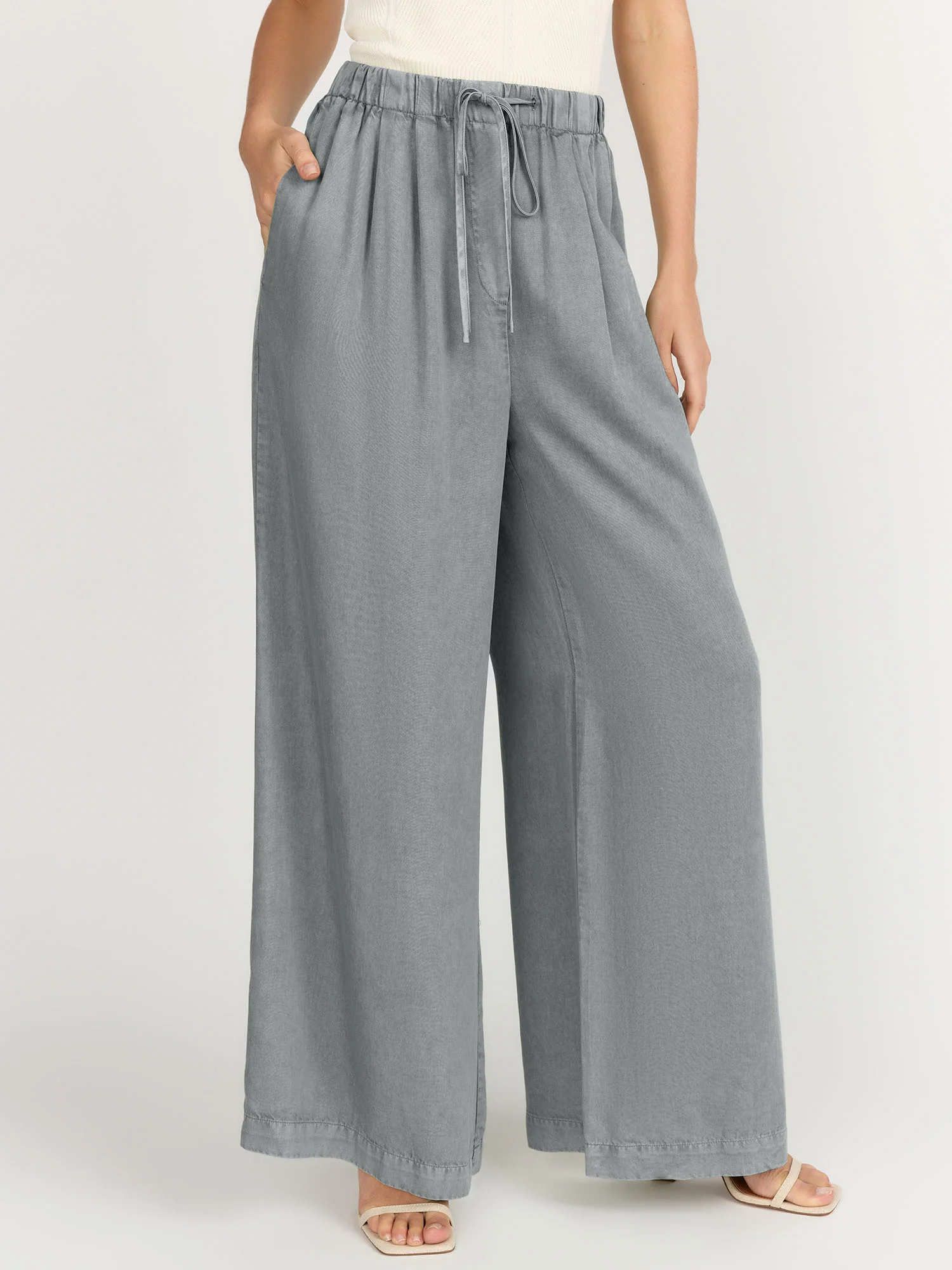 Mustard Seed Washed Tie-Waist Wide Leg Pant - Brands We Love - Image 5