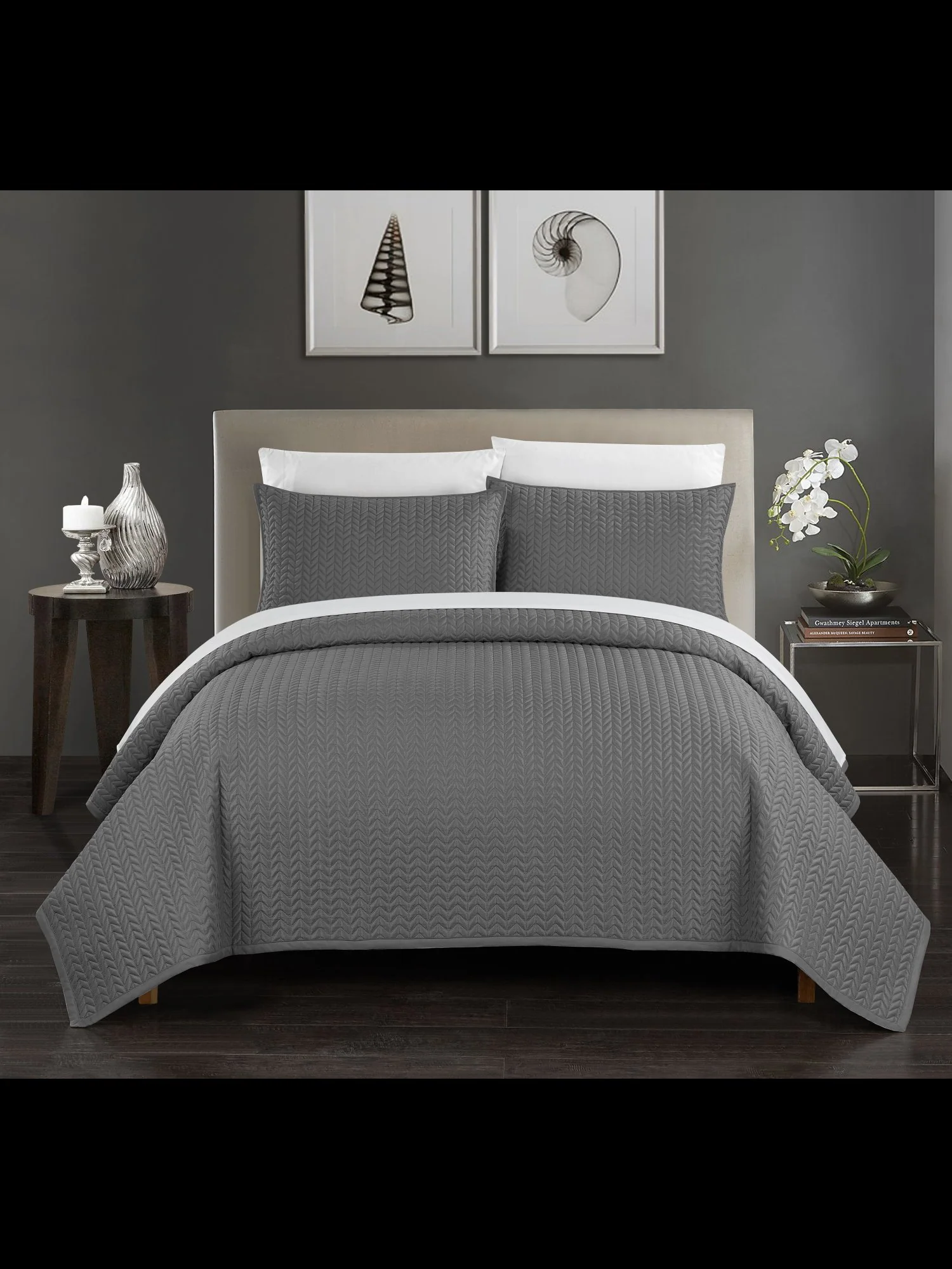 Weaverland King-Size 3-Piece Quilt Set - NY&C x Chic Home - Image 11