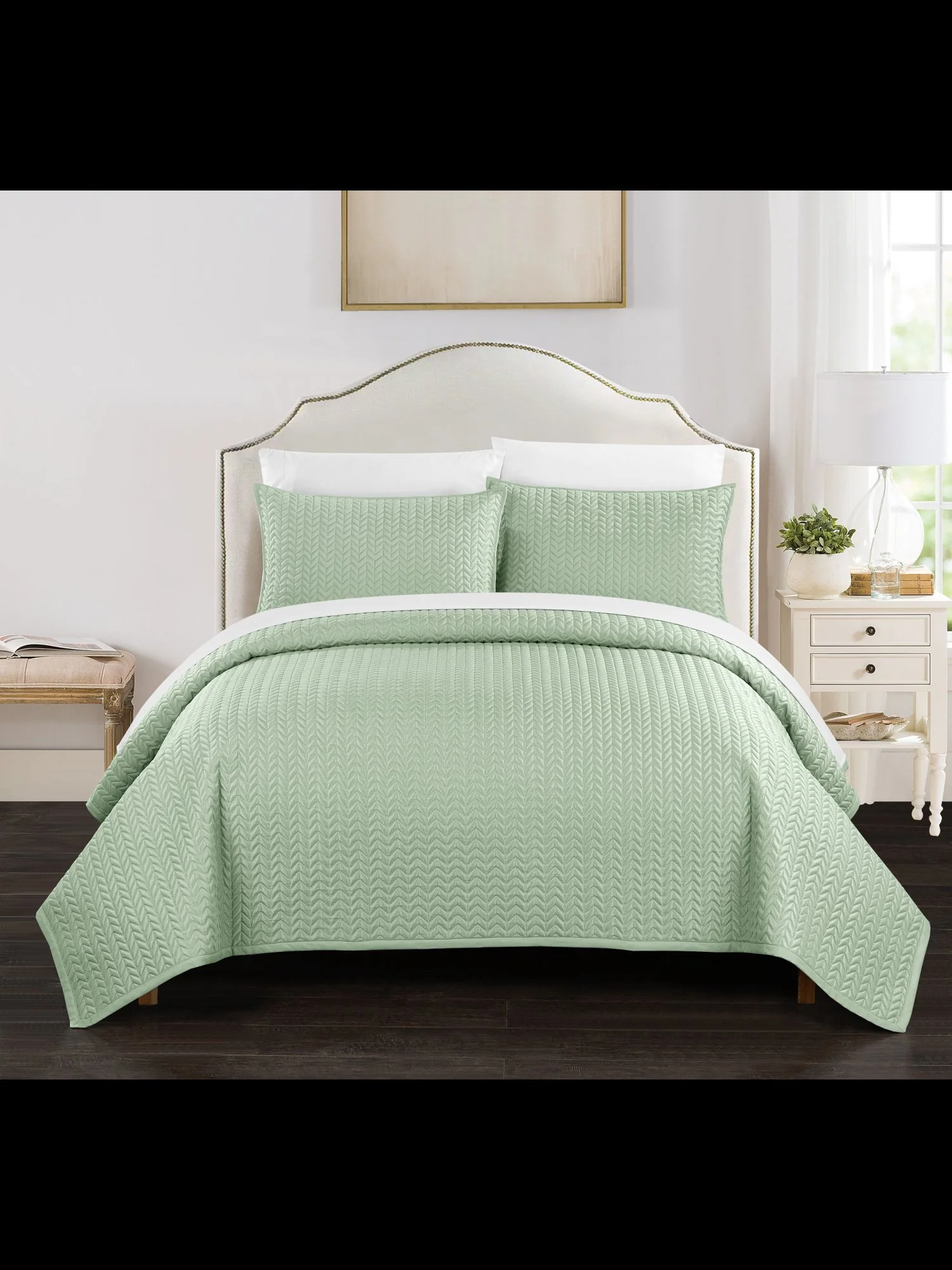 Weaverland King-Size 3-Piece Quilt Set - NY&C x Chic Home - Image 17