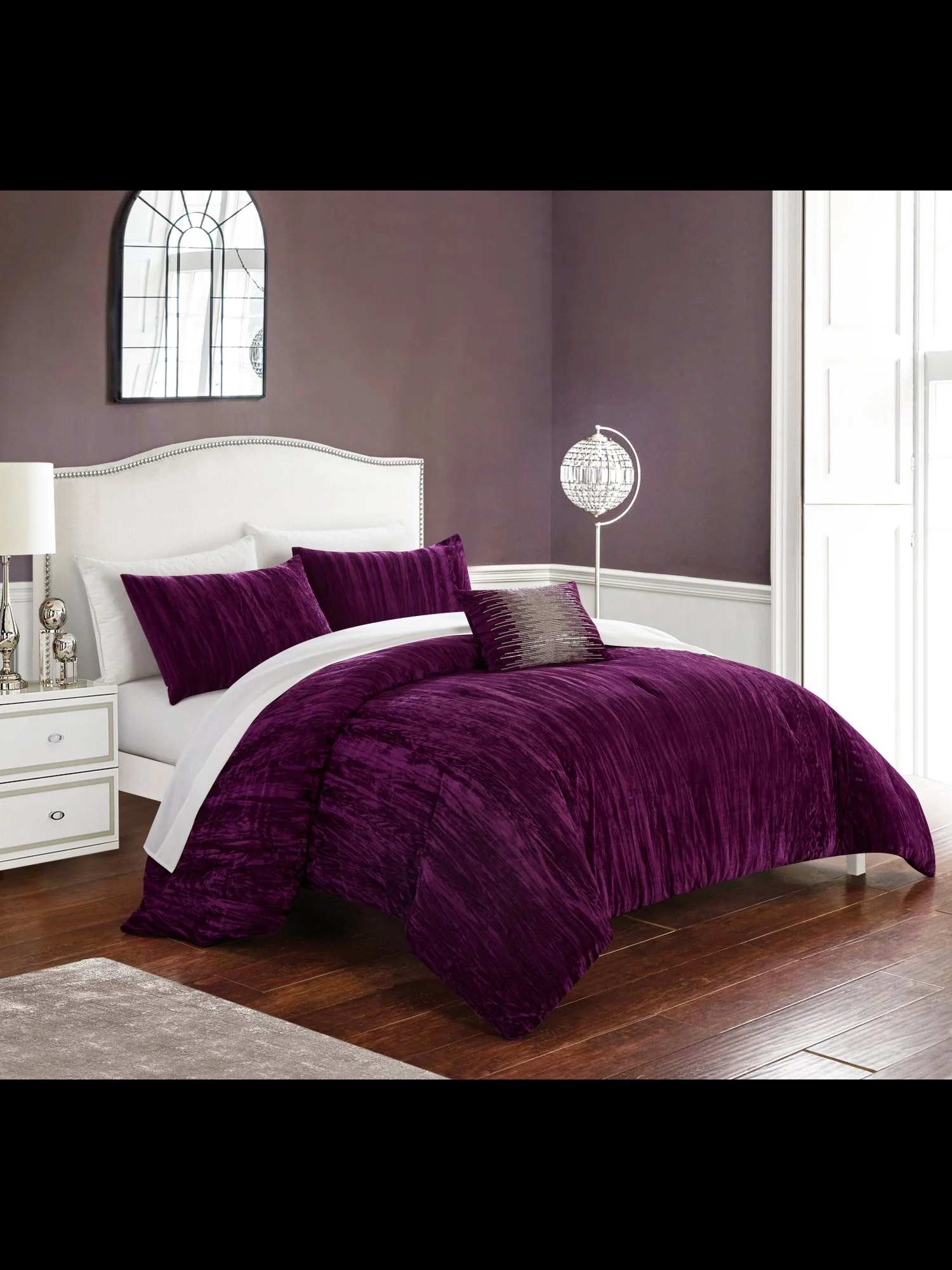 Westmont King-Size 4-Piece Comforter Set - NY&C x Chic Home - Image 8
