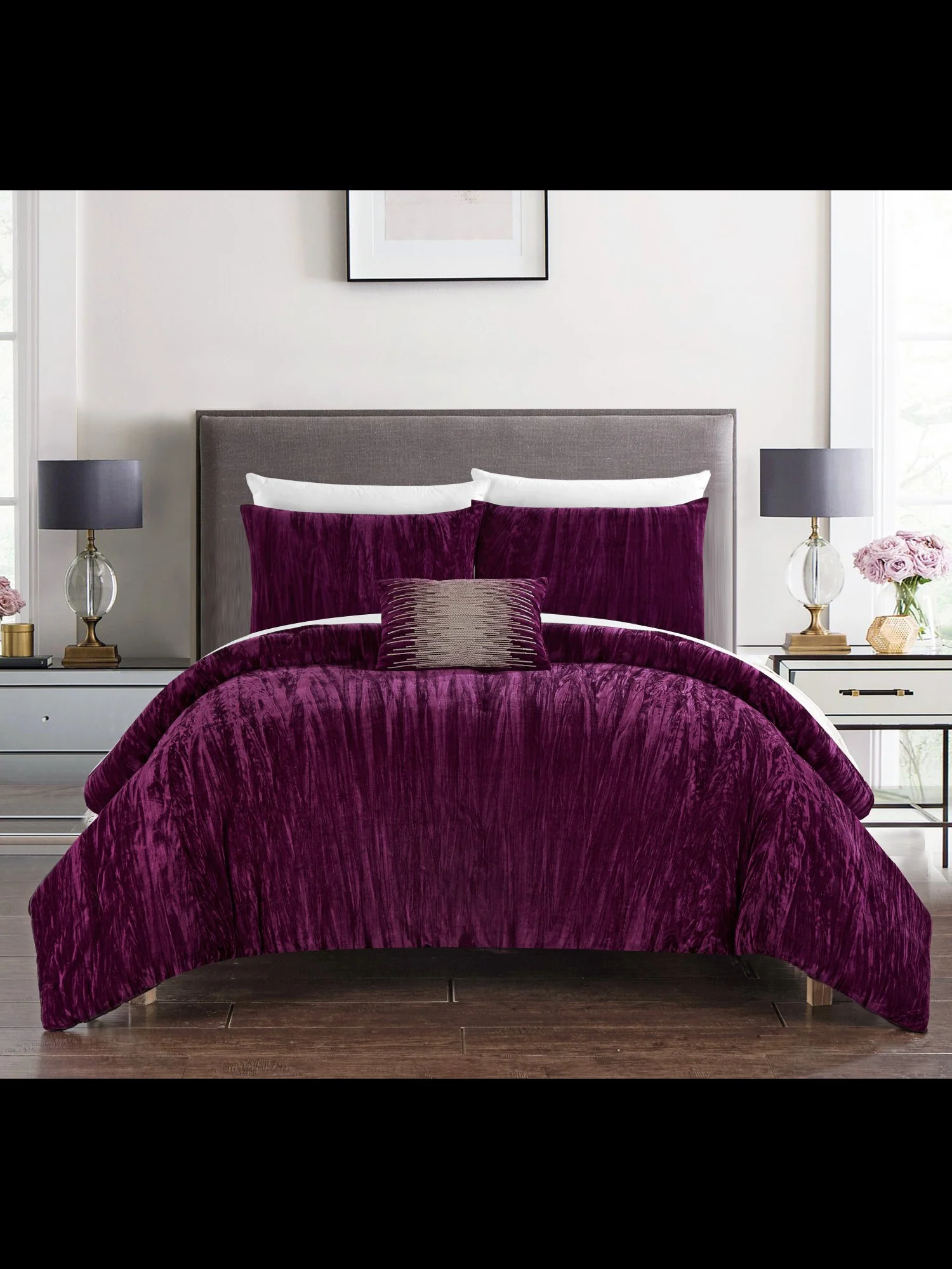 Westmont Queen-Size 4-Piece Comforter Set - NY&C x Chic Home - Image 7