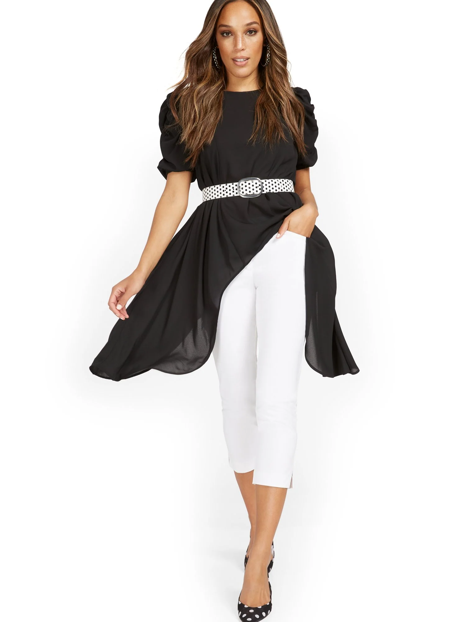 White Capri Pant - 7th Avenue - Image 3