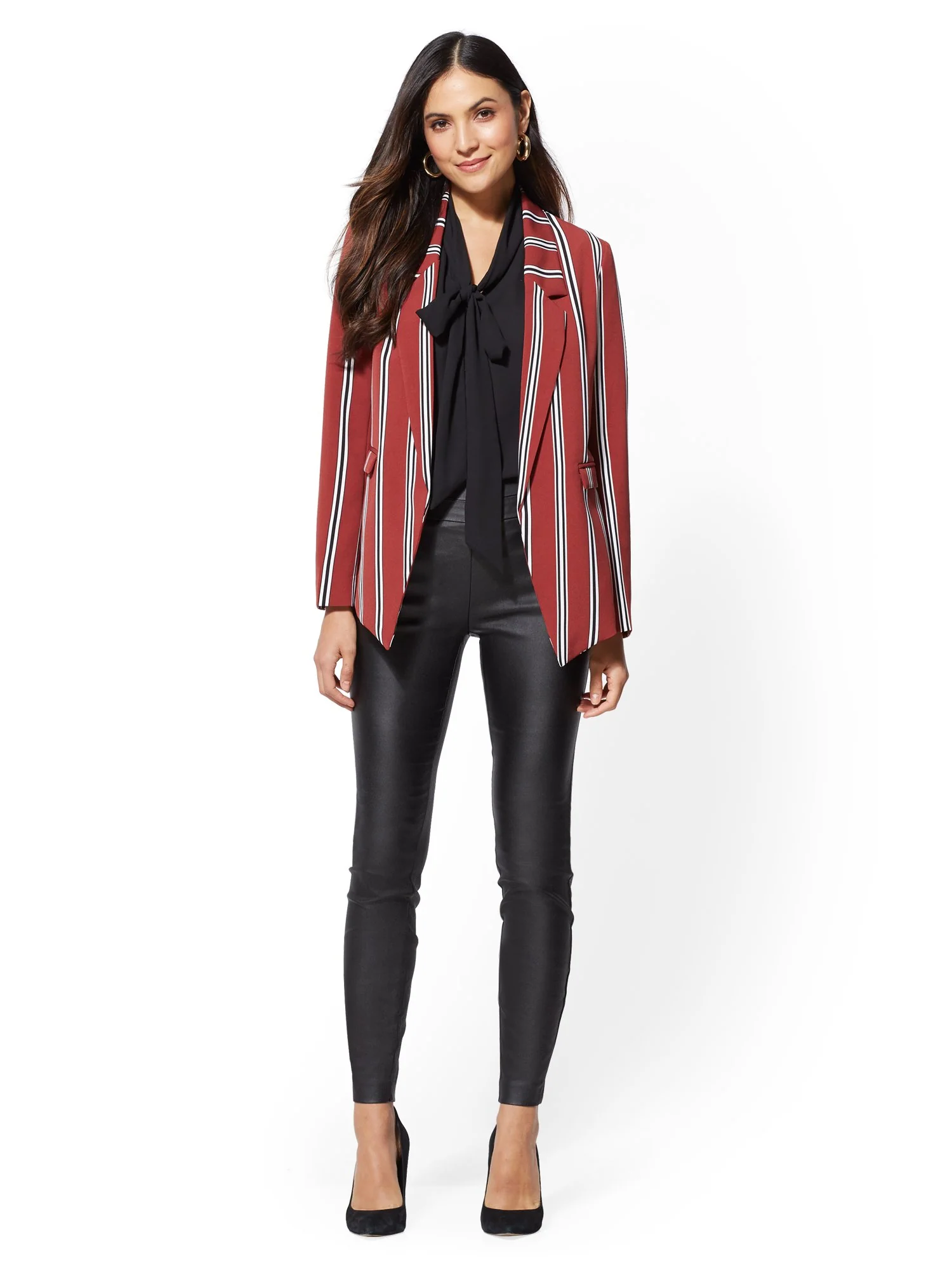 Whitney Faux-Leather Pull-On Pant - Image 4