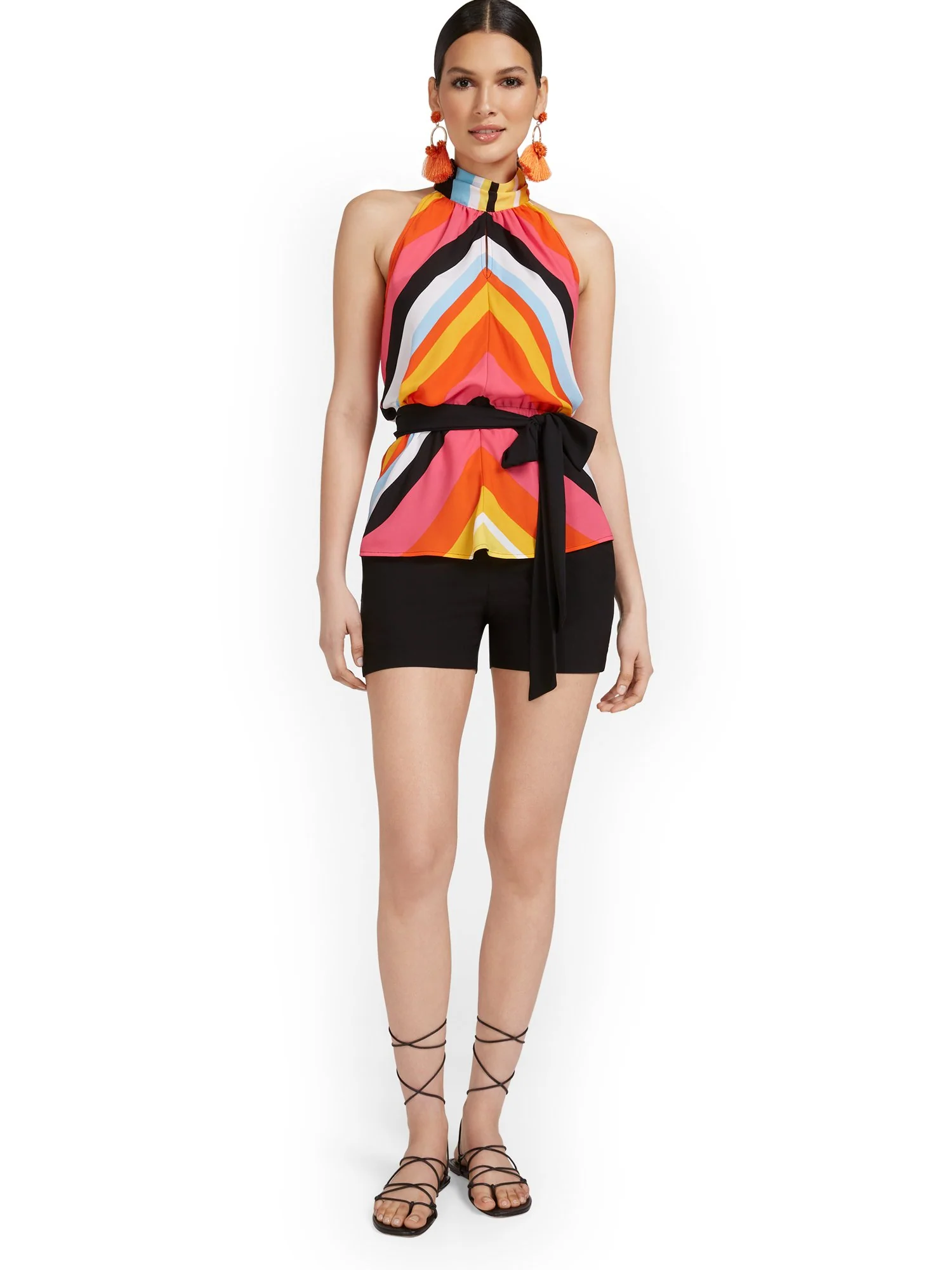 Whitney High-Waisted Pull-On 4-Inch Short - Image 4