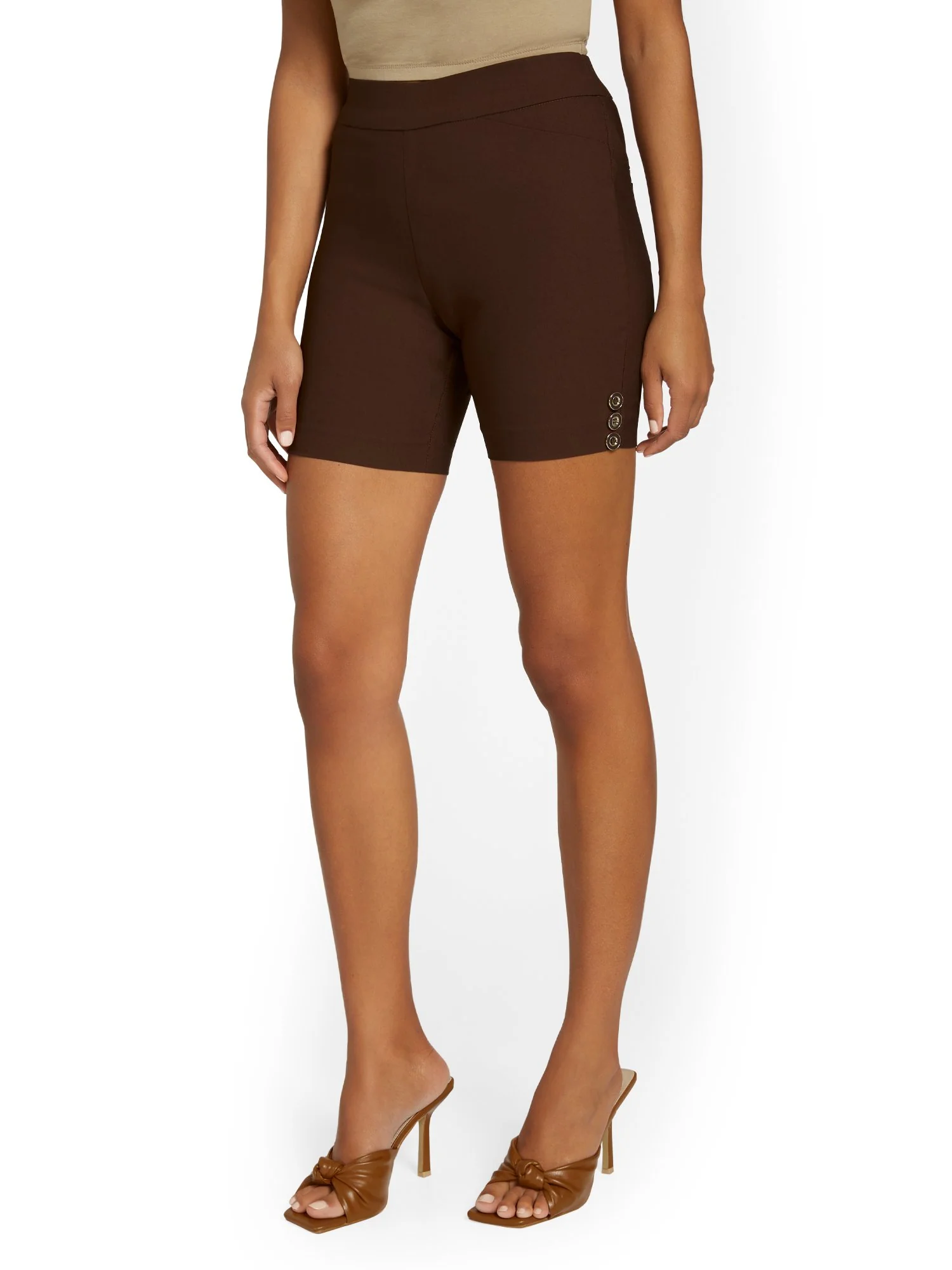 Whitney High-Waisted Pull-On 6-Inch Short - Image 12