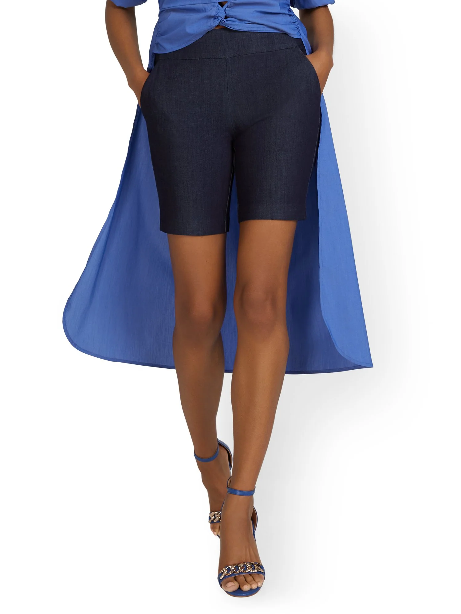 Whitney High-Waisted Pull-On 8-Inch Short - Image 2
