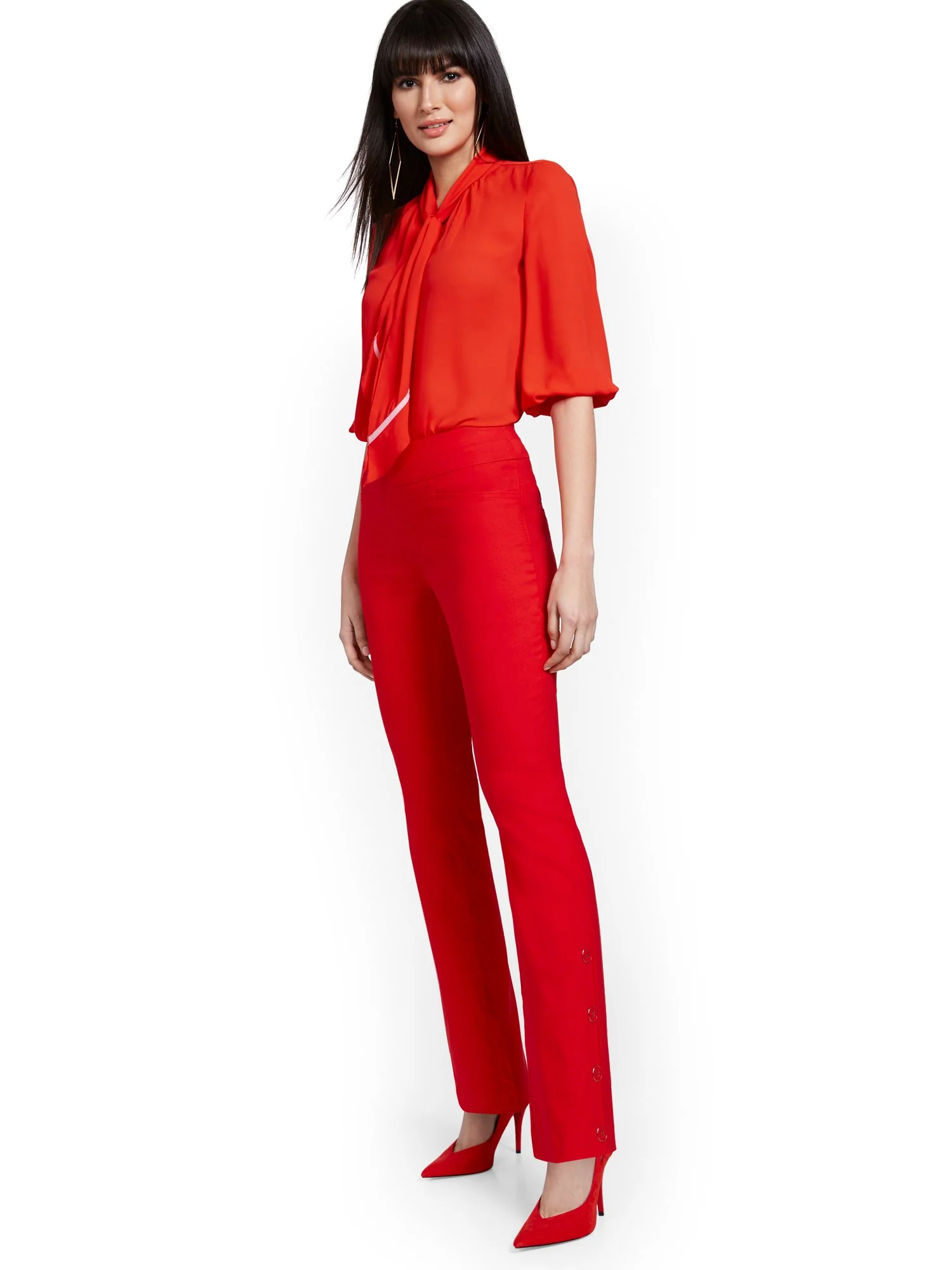 Whitney High-Waisted Pull-On Barely Bootcut Pant - Image 13