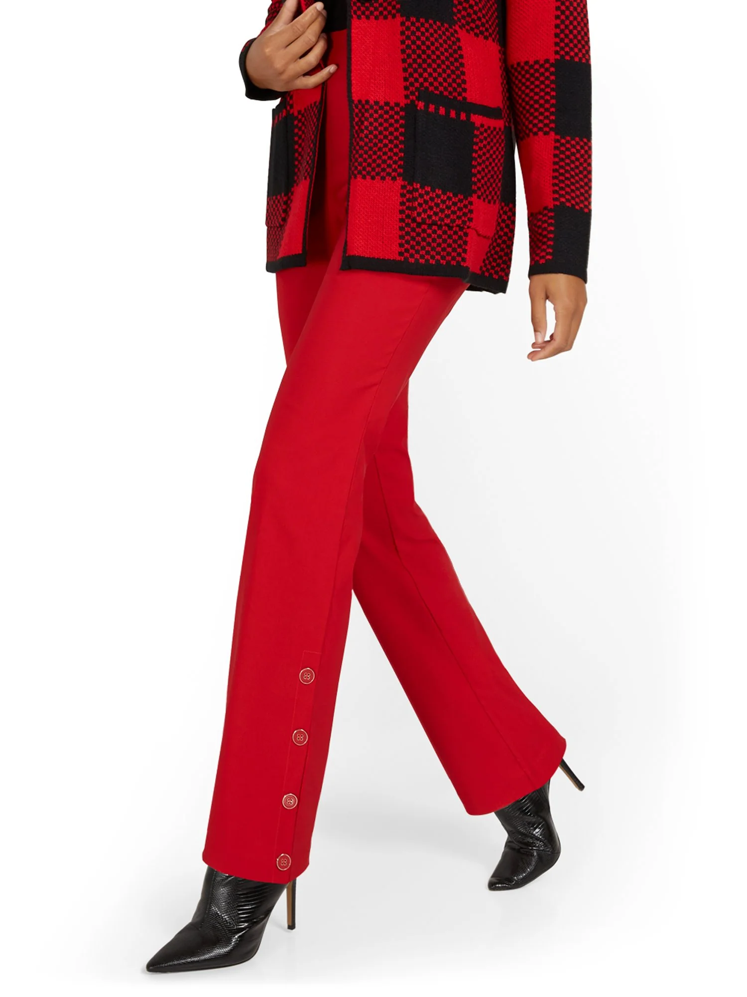 Whitney High-Waisted Pull-On Barely Bootcut Pant - Image 15