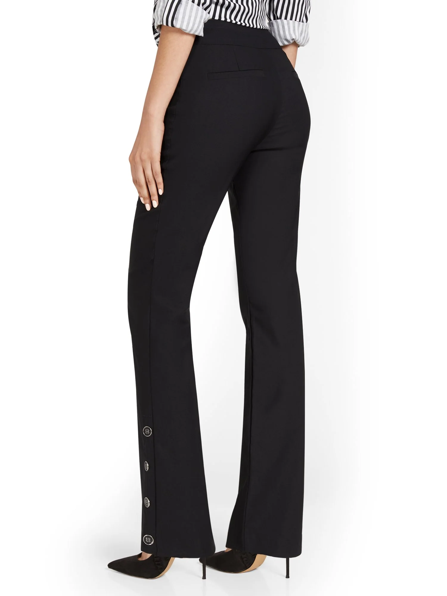 Whitney High-Waisted Pull-On Barely Bootcut Pant - Image 3