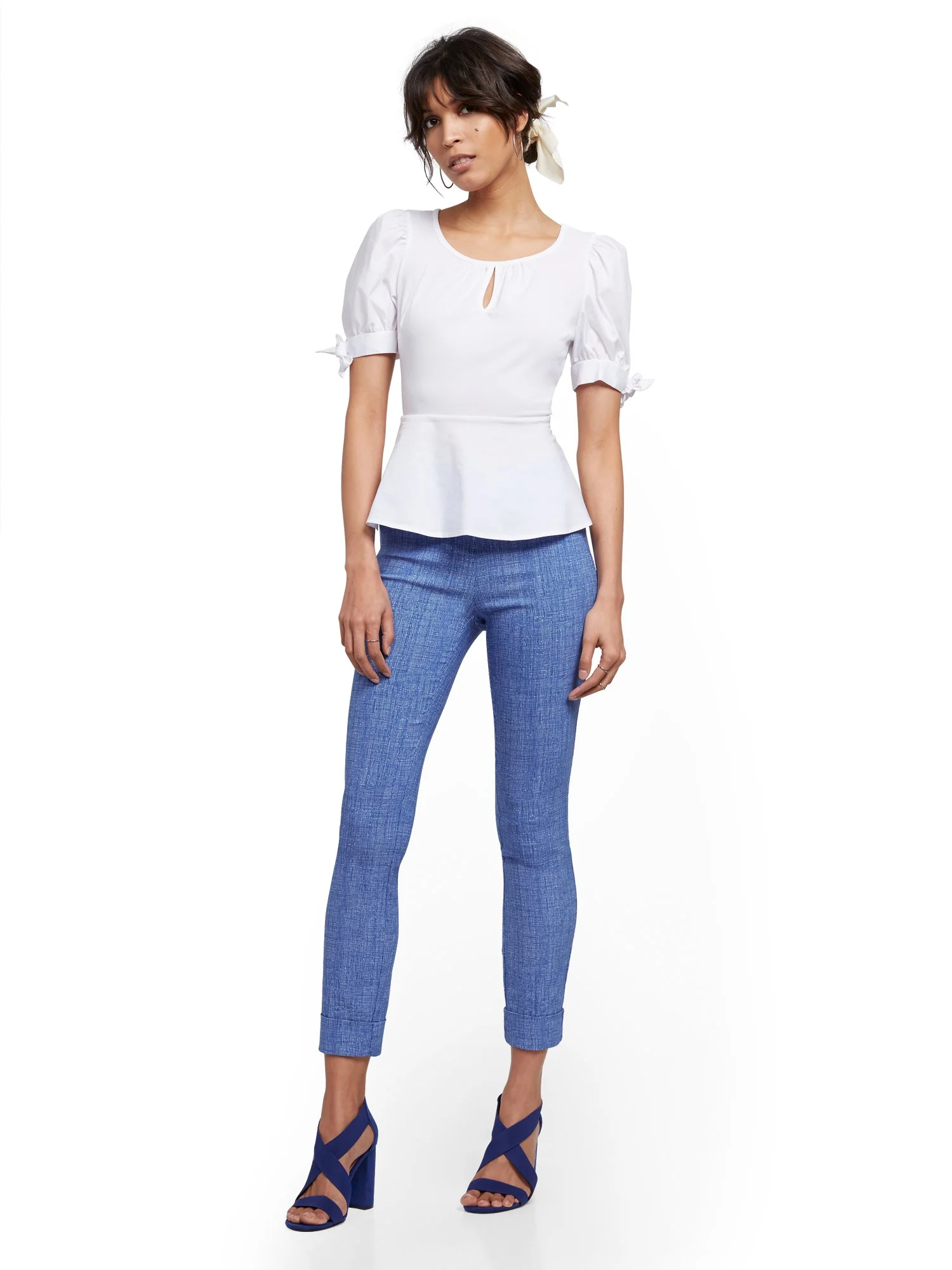 Whitney High-Waisted Pull-On Capri Pant - Image 6