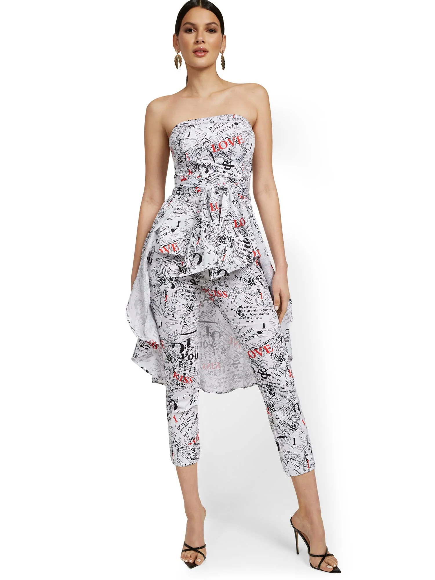 Whitney High-Waisted Pull-On Slim-Leg Capri Pant - Love - Image 4