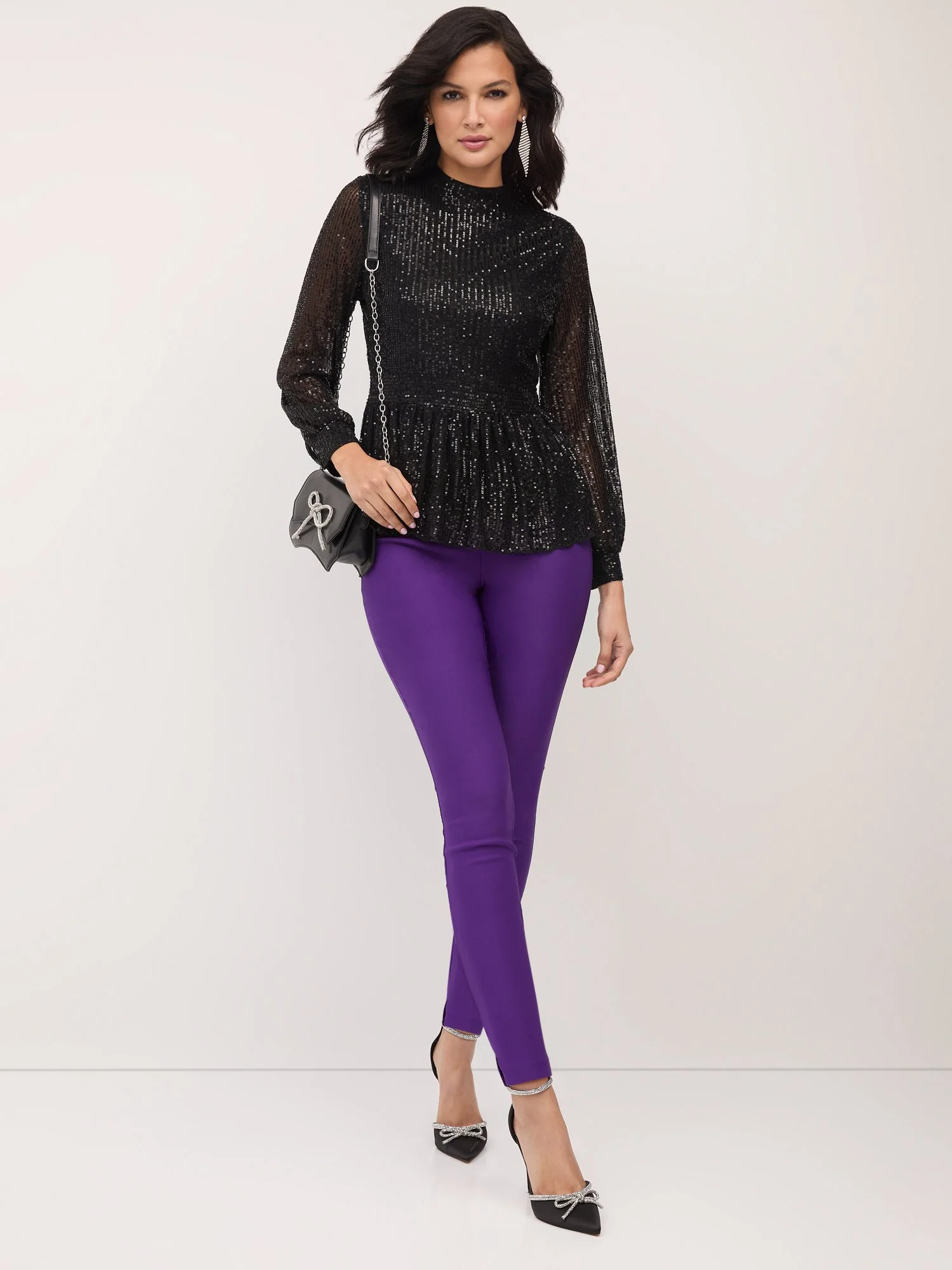 Whitney High-Waisted Pull-On Slim-Leg Pant - Image 21