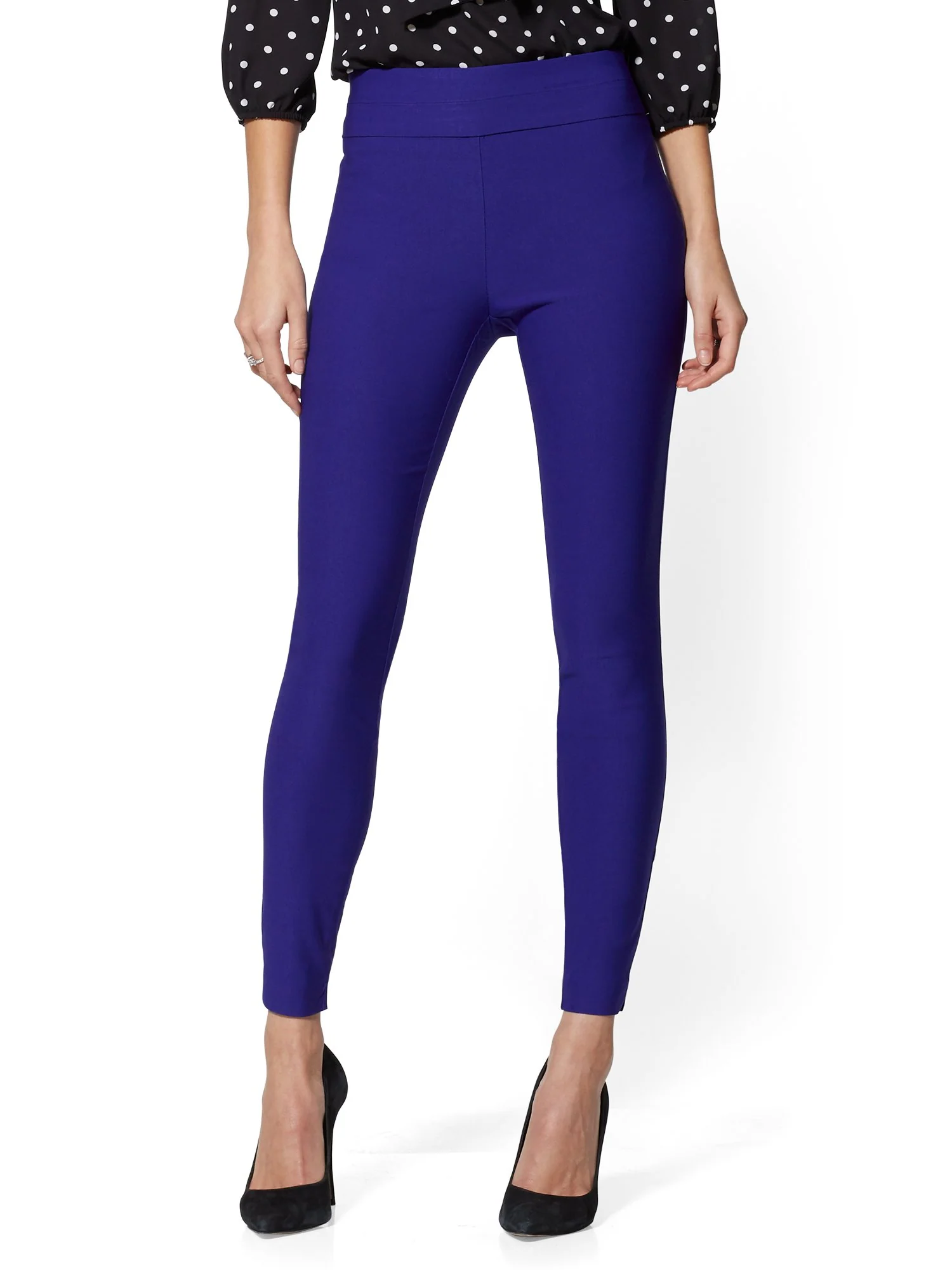 Whitney High-Waisted Pull-On Slim-Leg Pant - Image 14
