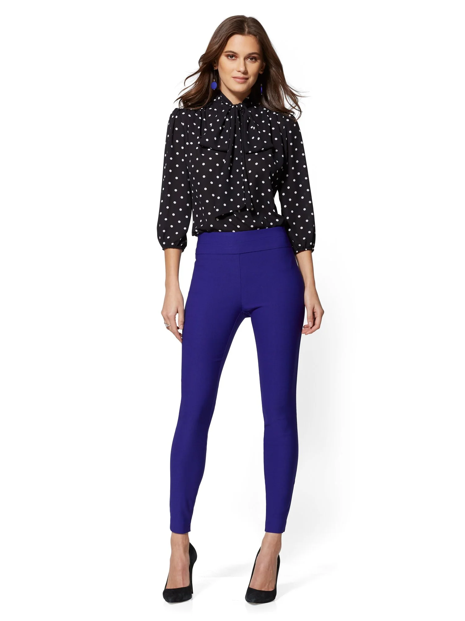 Whitney High-Waisted Pull-On Slim-Leg Pant - Image 16