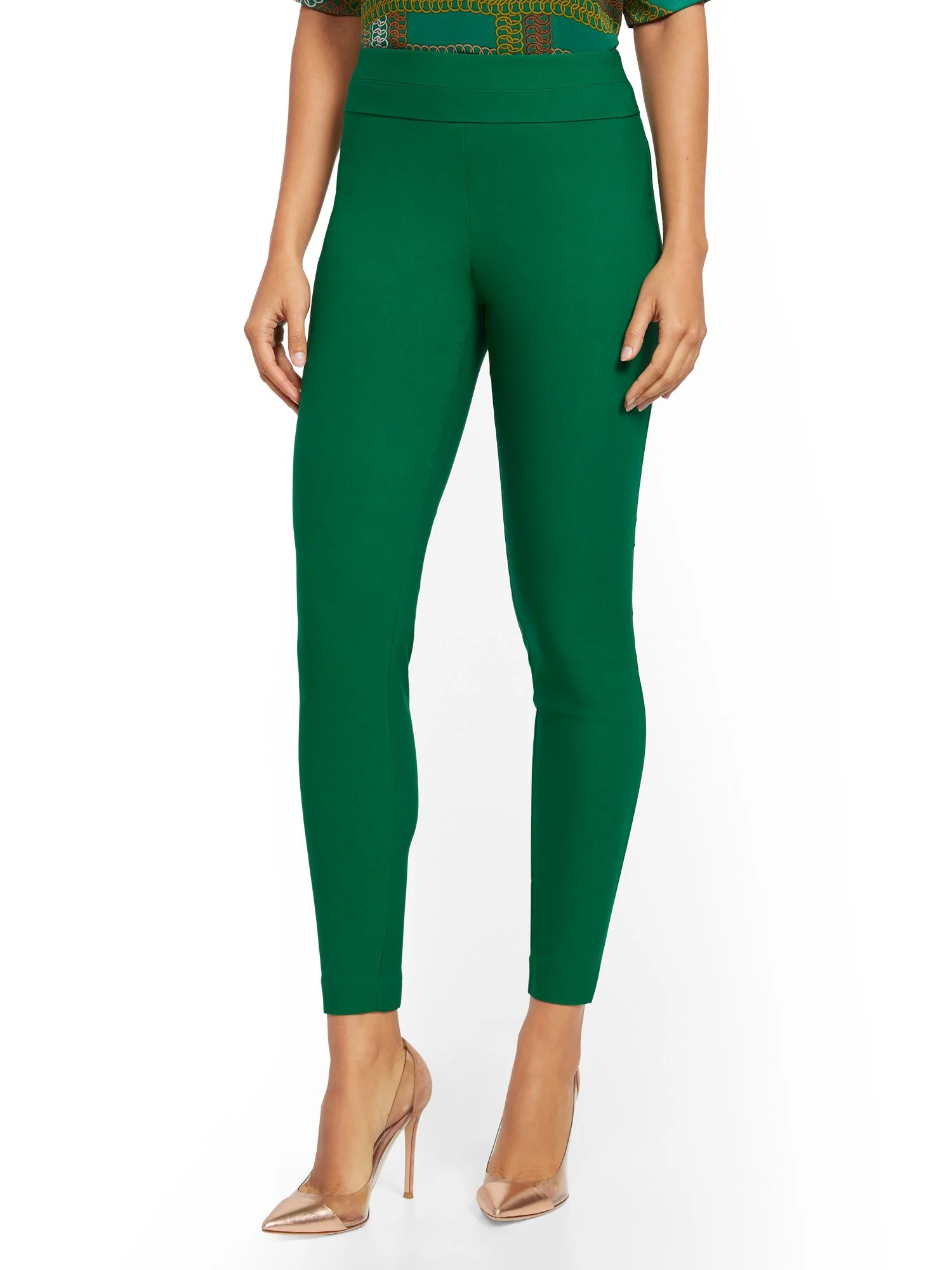 Whitney High-Waisted Pull-On Slim-Leg Pant - Image 34