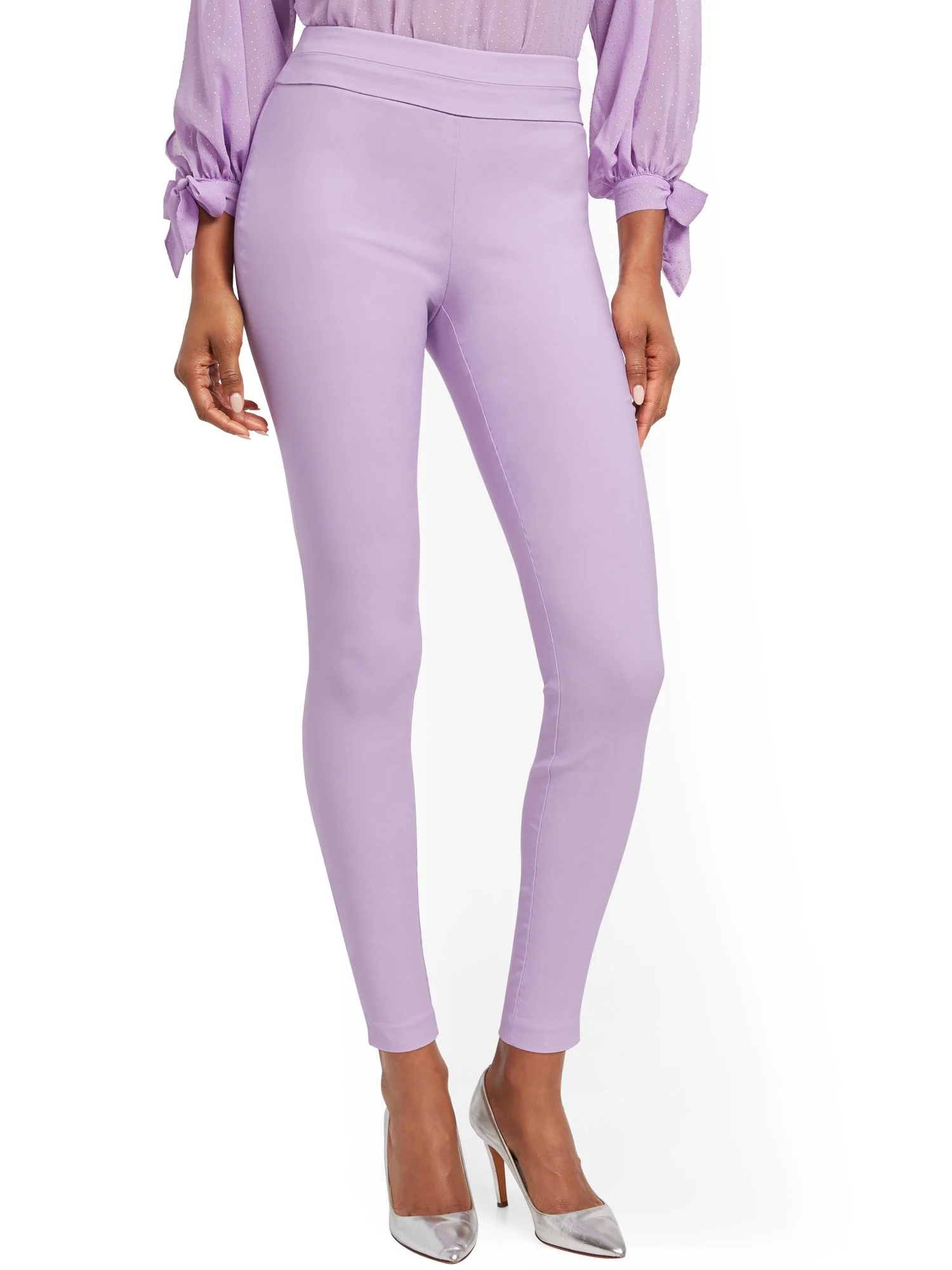 Whitney High-Waisted Pull-On Slim-Leg Pant - Image 48