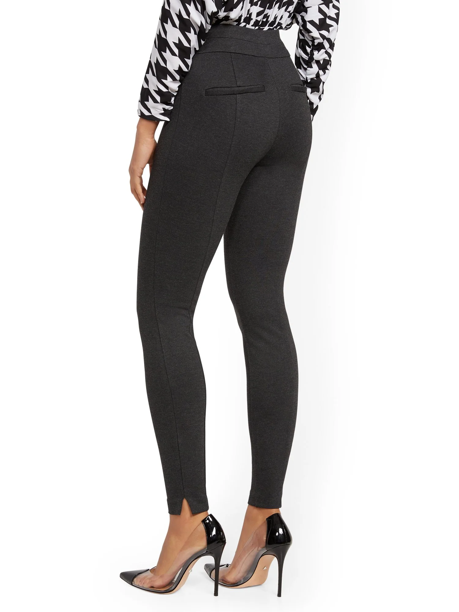 Whitney High-Waisted Pull-On Slim-Leg Pant - Ponte - 7th Avenue - Image 3
