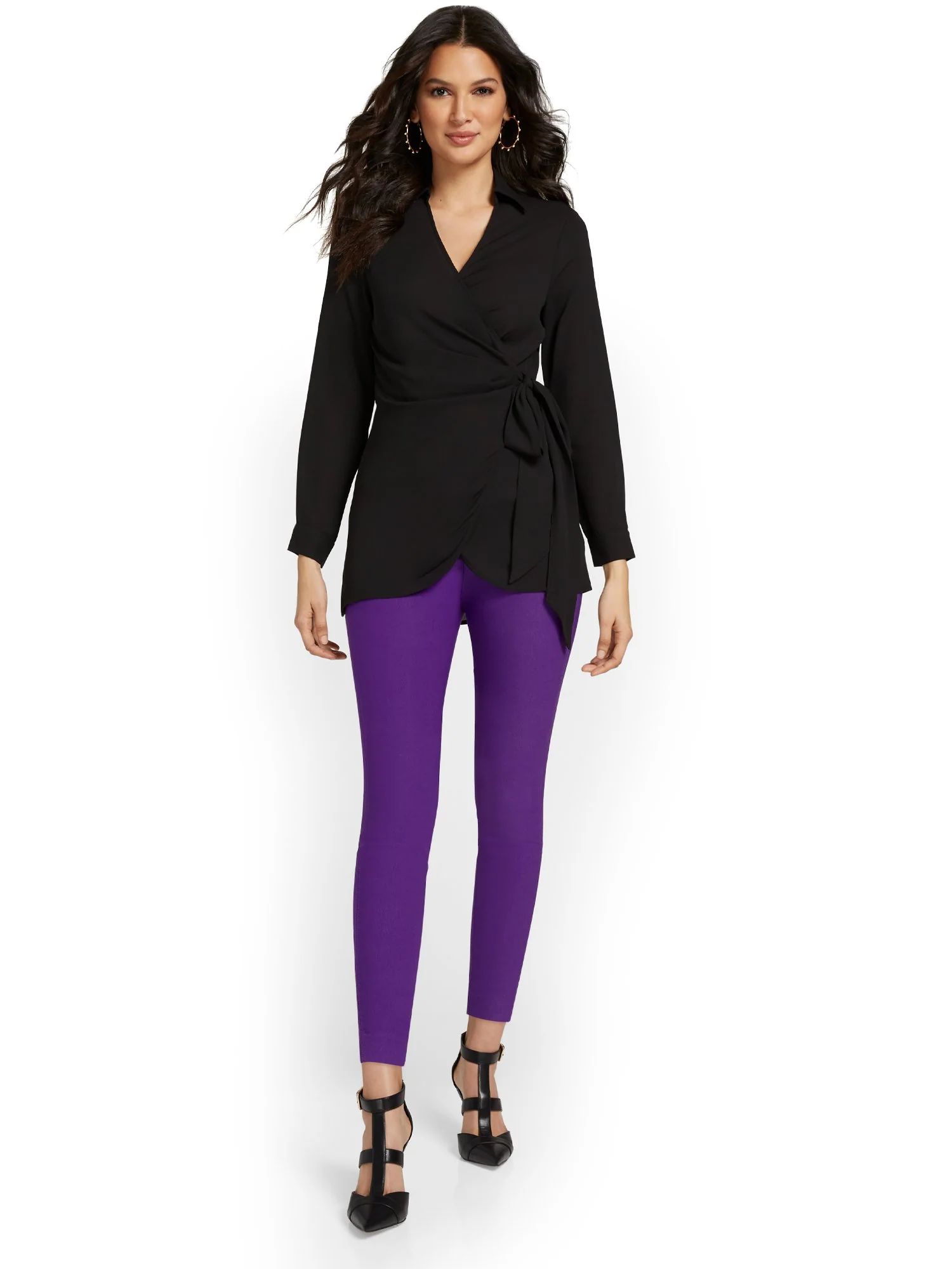 Whitney High-Waisted Tummy Control Pull-On Slim-Leg Ankle Pant - Image 15