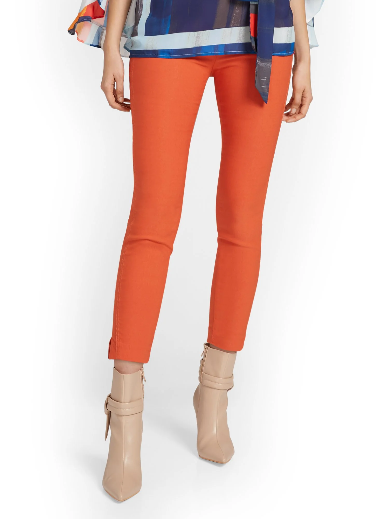 Whitney High-Waisted Tummy Control Pull-On Slim-Leg Ankle Pant - Image 24