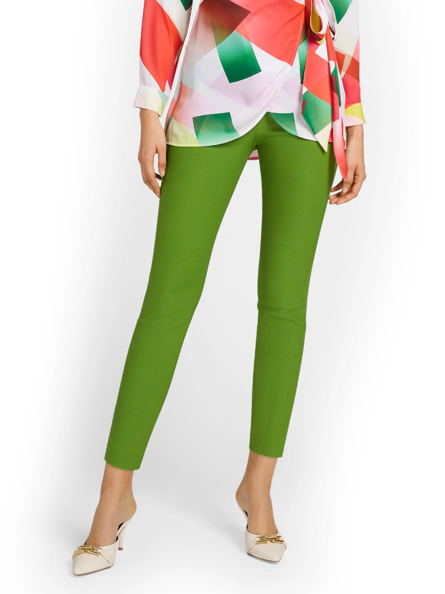 Whitney High-Waisted Tummy Control Pull-On Slim-Leg Ankle Pant - Image 5