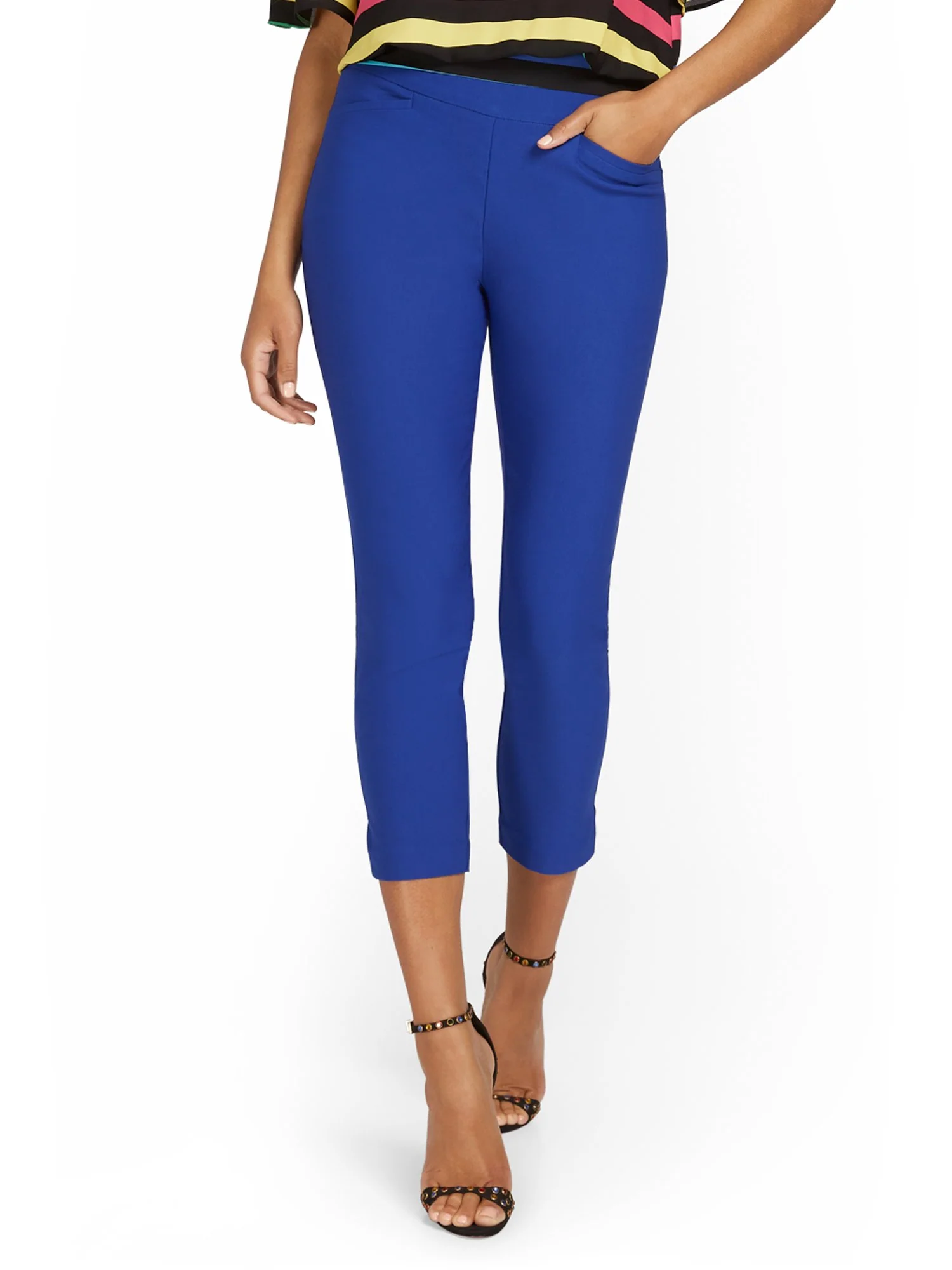 Whitney High-Waisted Tummy Control Pull-On Slim-Leg Capri Pant - Image 19