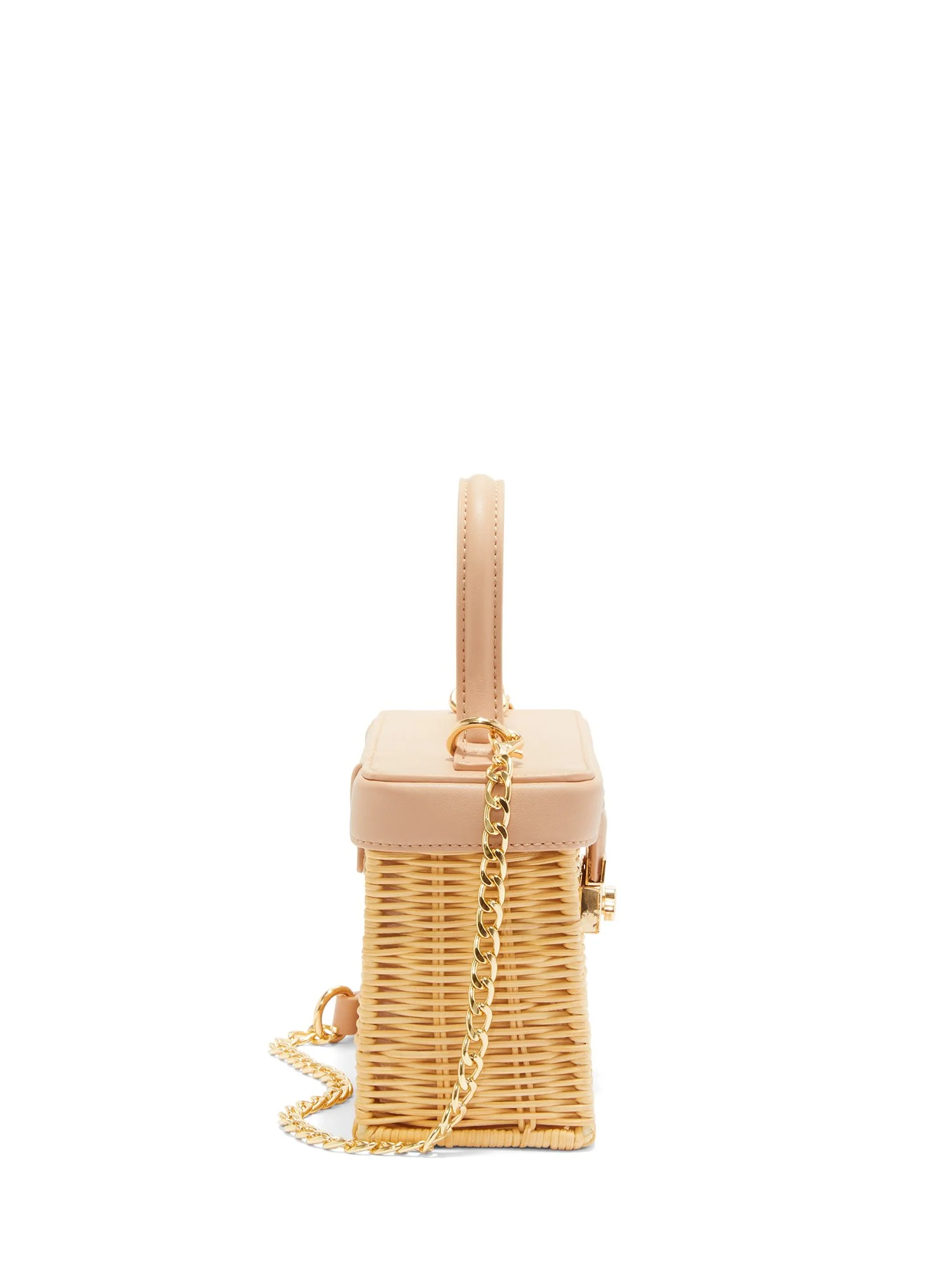 Wicker Turnlock Top-Handle Bag - Image 5