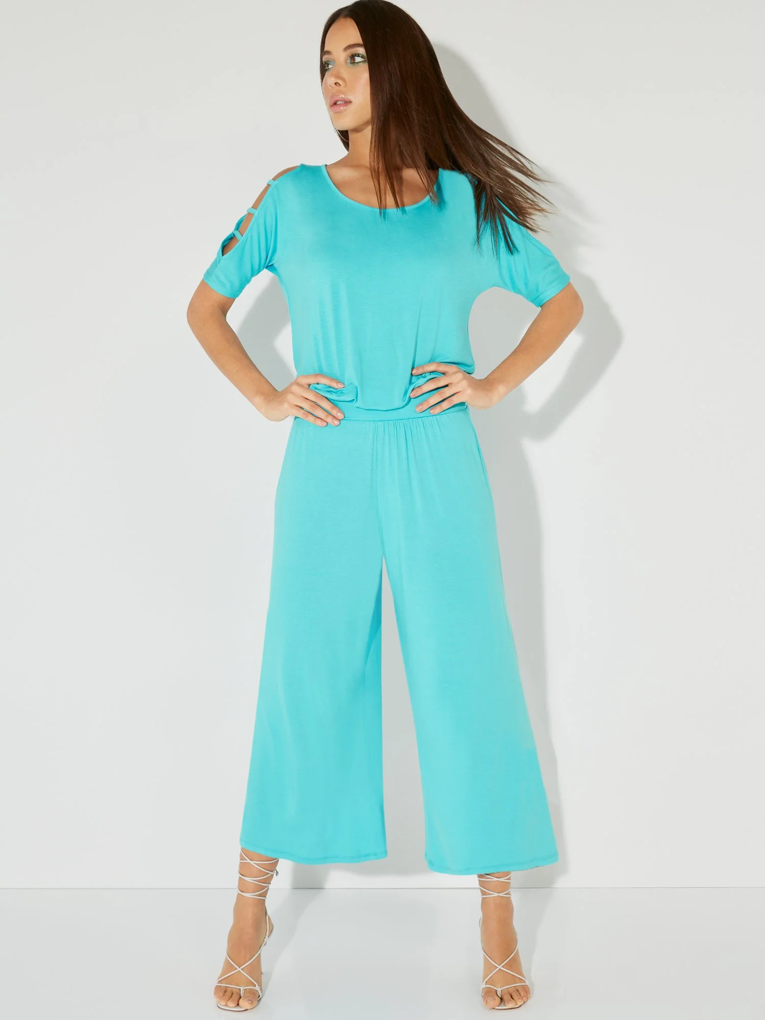 Wide-Leg Capri Pant - NY&C Style System - Image 10