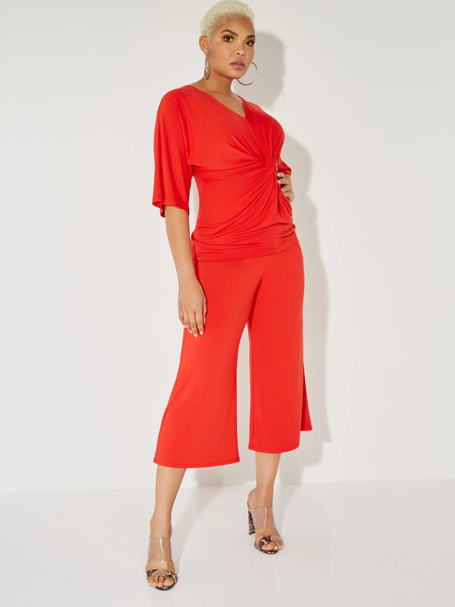 Wide-Leg Capri Pant - NY&C Style System - Image 7