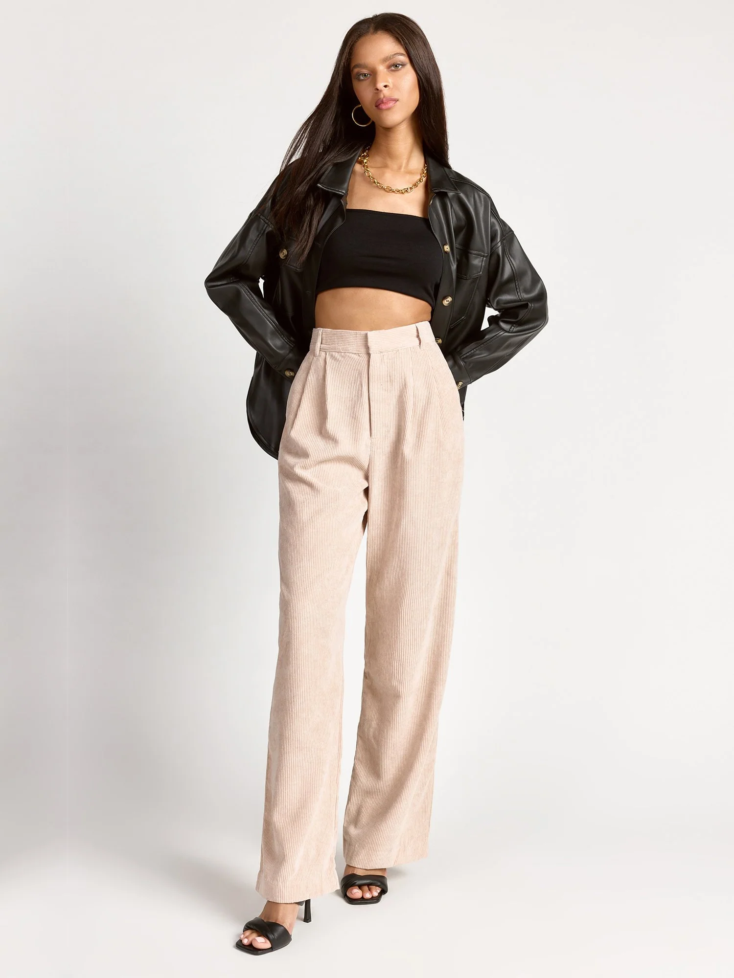 Emory Park Wide Leg Corduroy Trouser - Brands We Love - Image 3