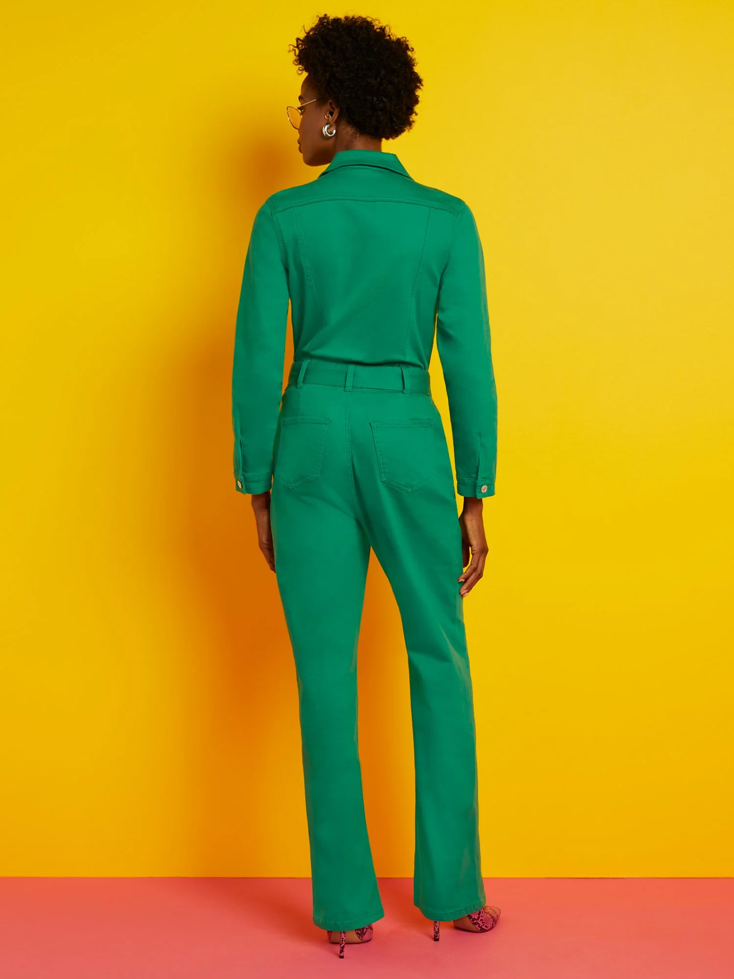 Wide-Leg Jumpsuit - Warrior Green - Image 3