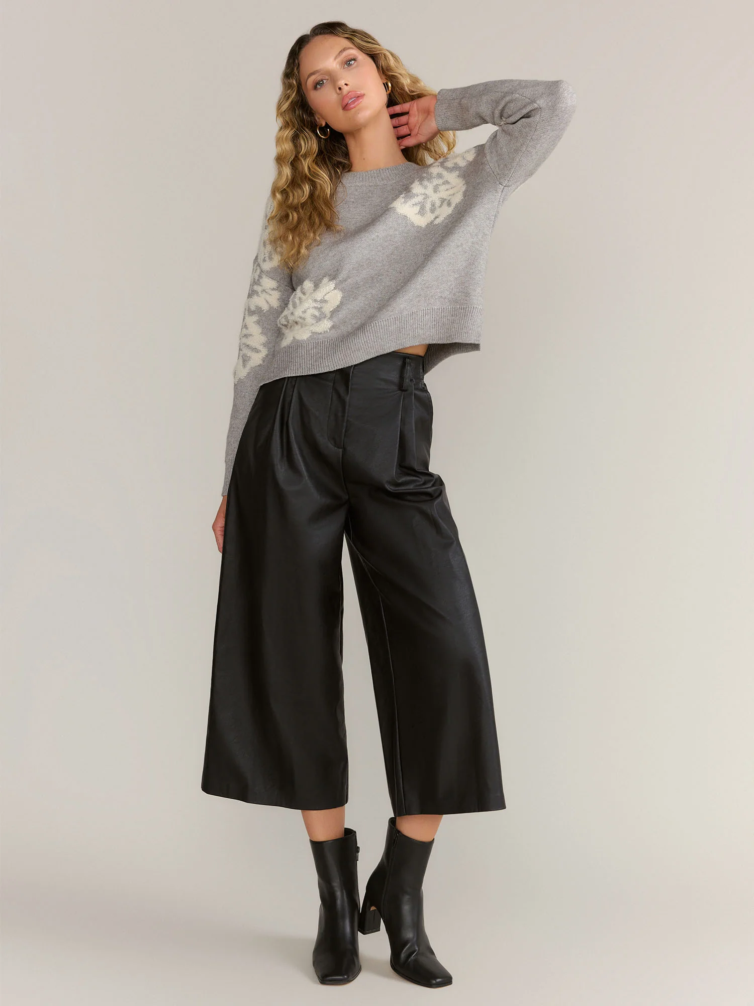 Mustard Seed Wide Leg Pintuck Crop Pant - Brands We Love - Image 2