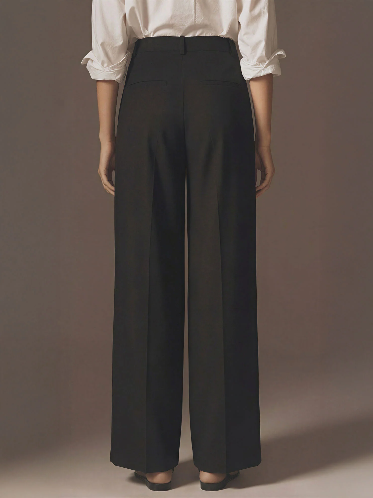 Wide Leg Pleated Pants - Image 5