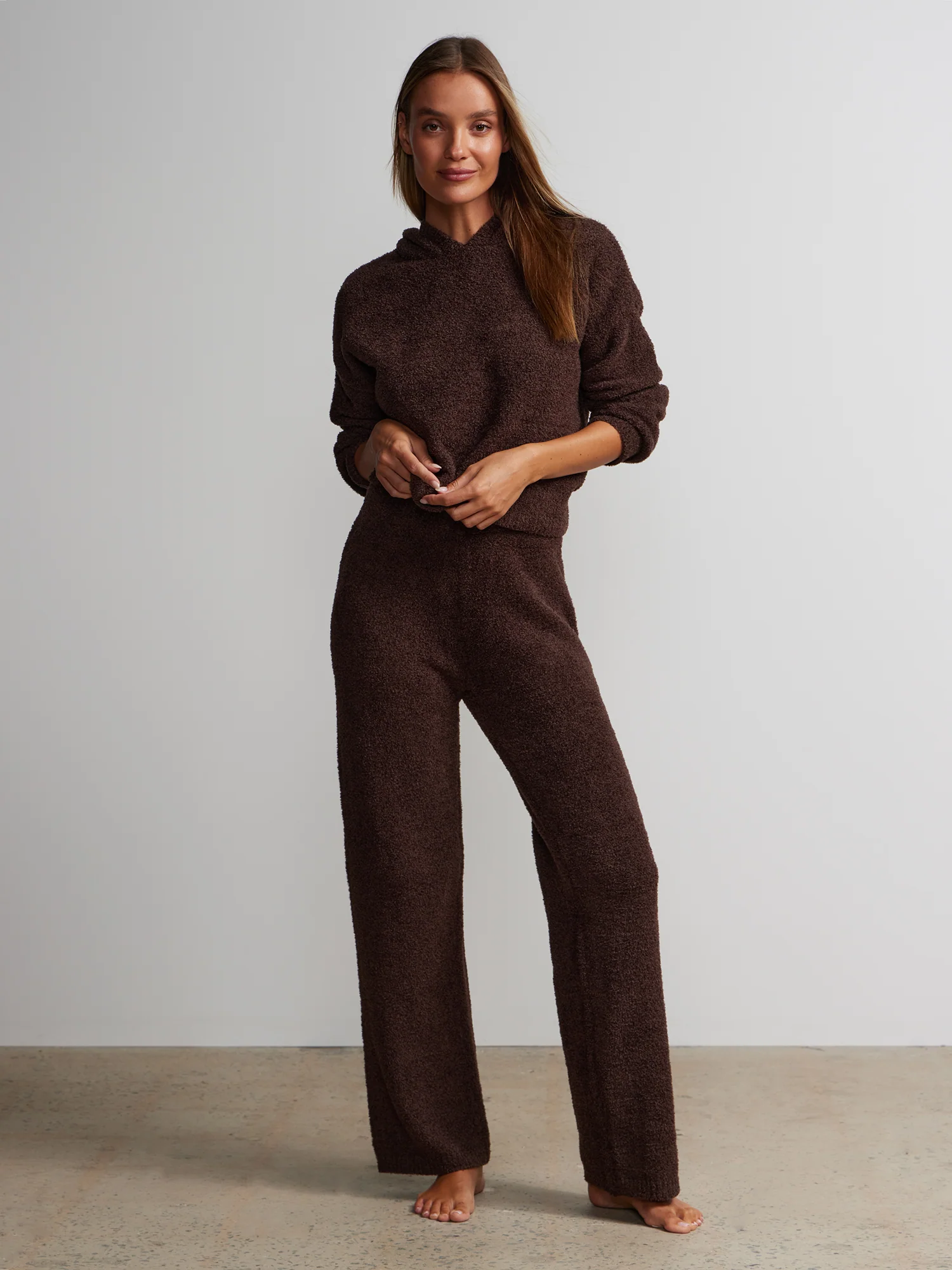 Wide Leg Teddy Pant - Image 4